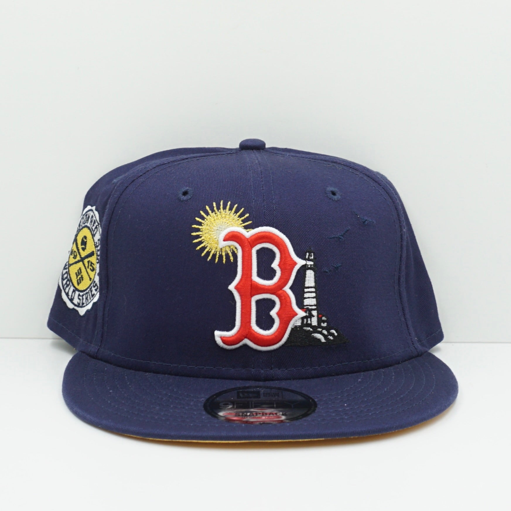 New Era Boston Red Sox World Series Navy Snapback Cap