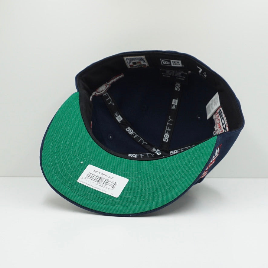 New Era White Soxs Navy/Red Fitted Cap