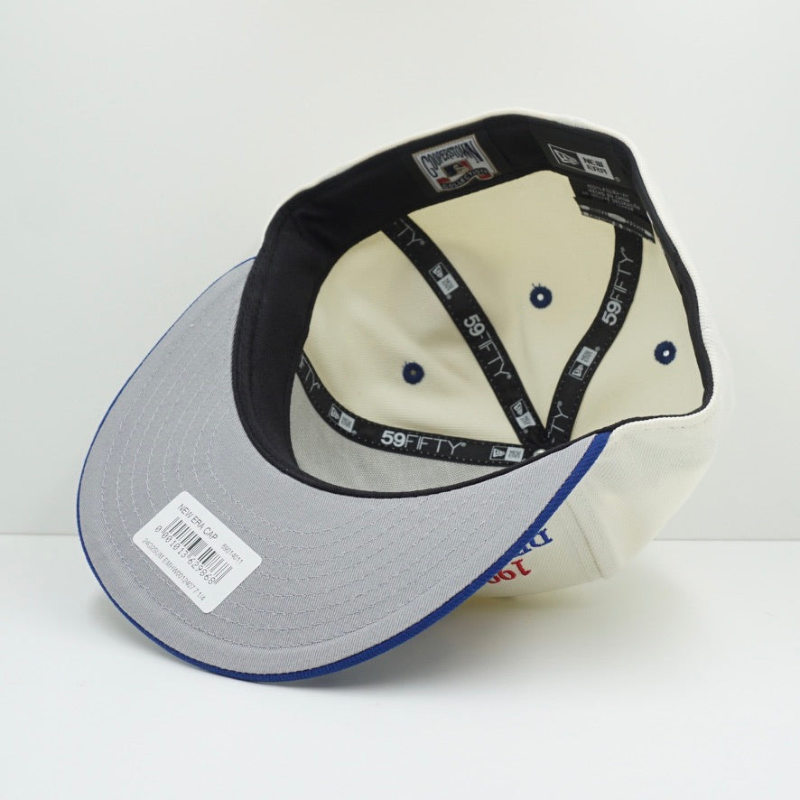 New Era Toronto Blue Jays Cream Blue Fitted Cap