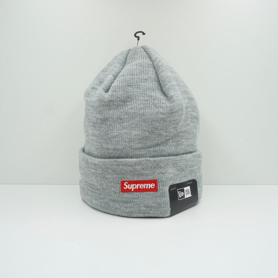 Supreme New Era Varsity Beanie Heather Grey