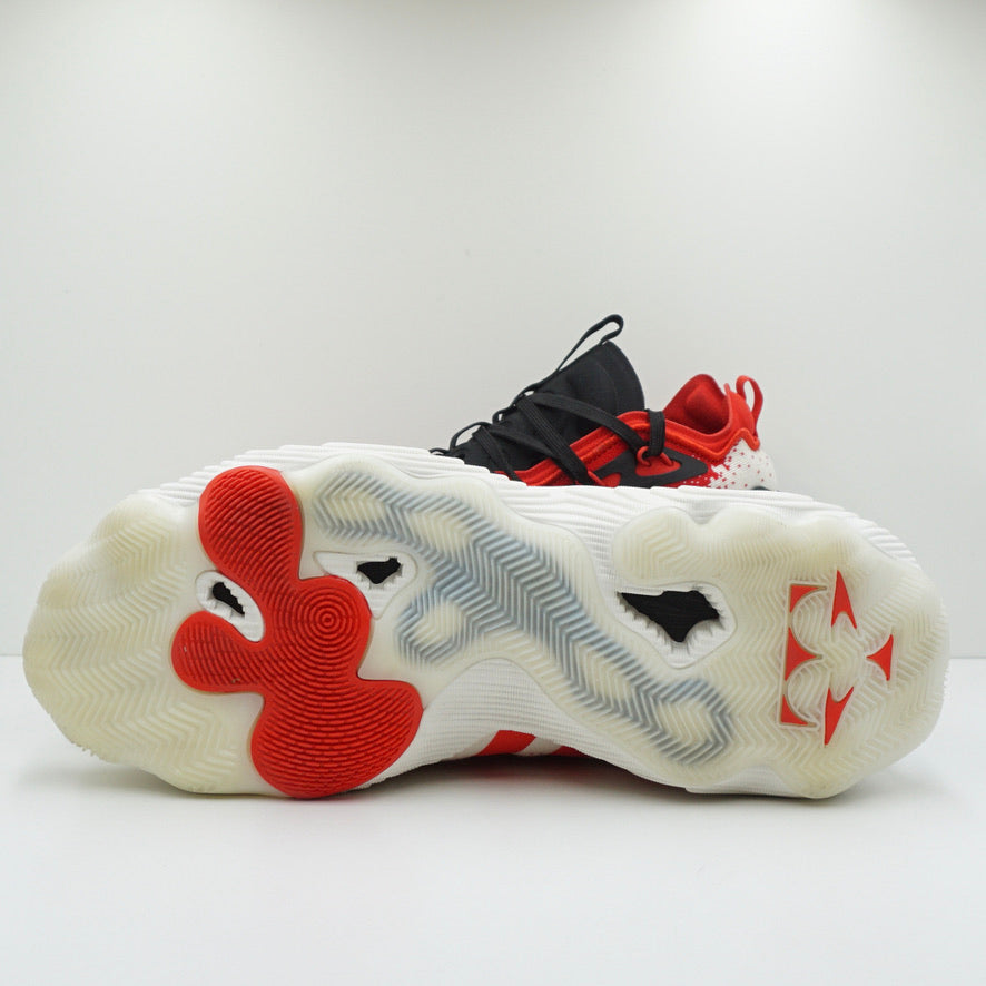 Adidas Trae Young 3 Off White Vivid Red Black