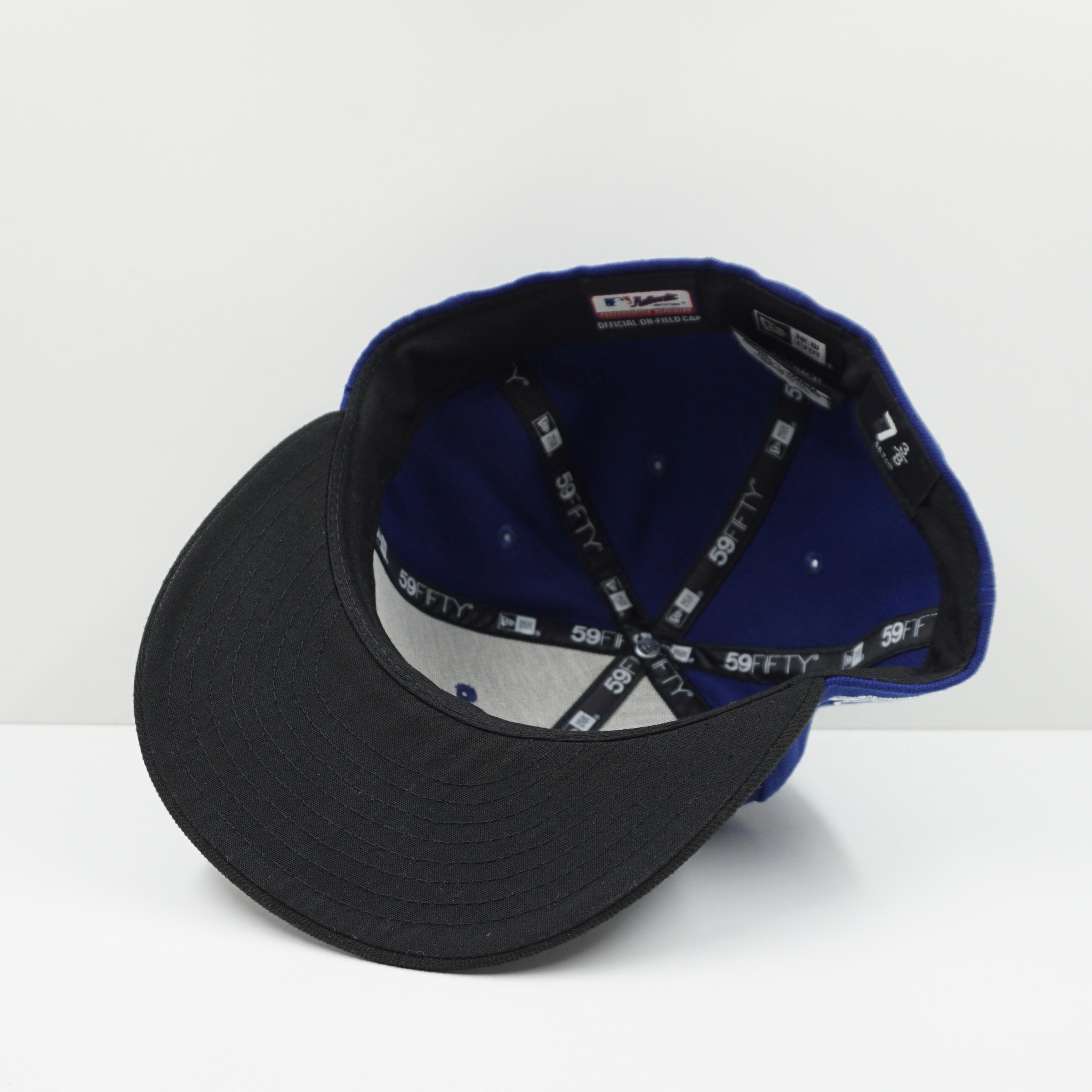 New Era Los Angeles Dodgers Blue Black Fitted Cap