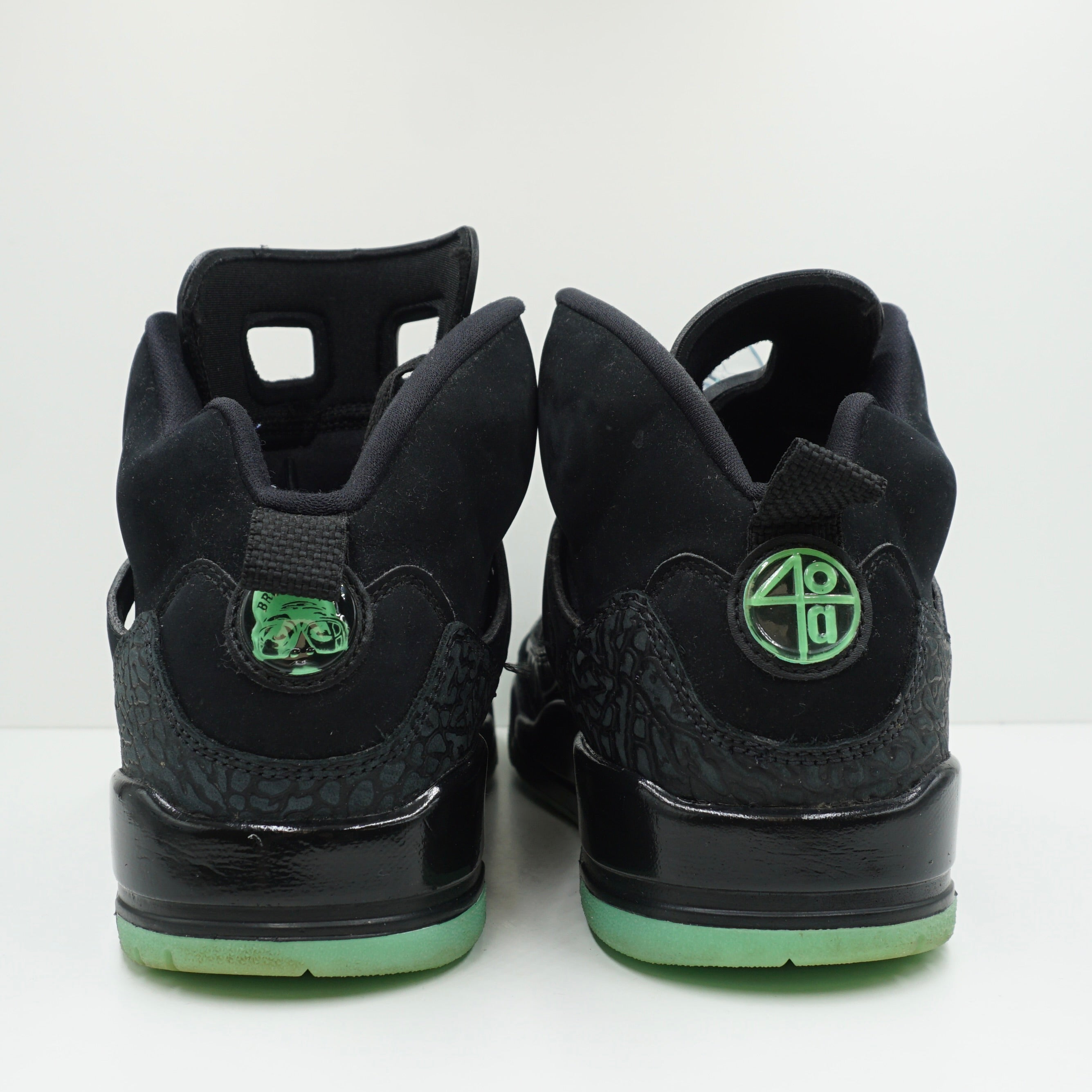 Jordan Spizike Black Green Glow