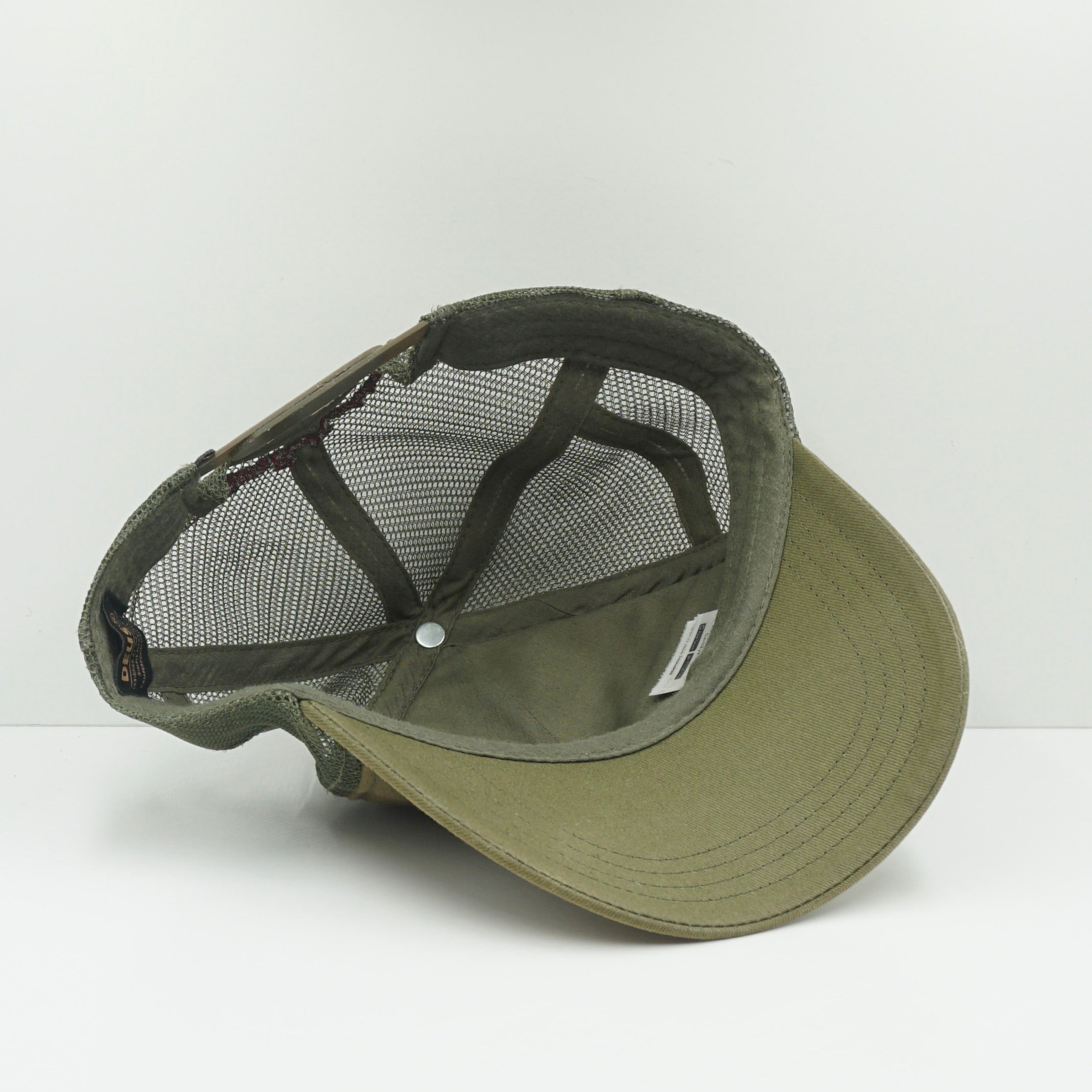 Deus Green Trucker Mesh Snapback Cap