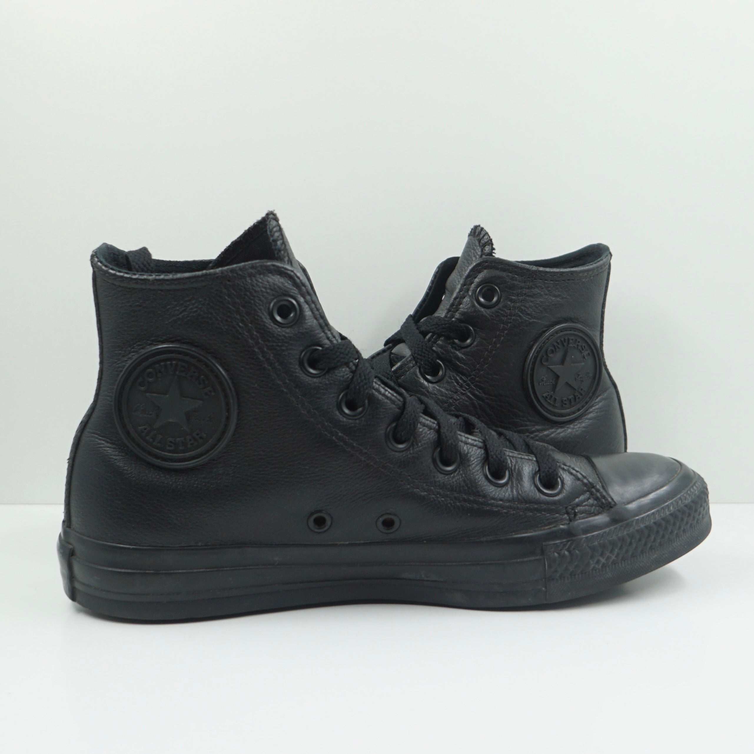 Converse Chuck Taylor All Star Hi Mono Black Leather