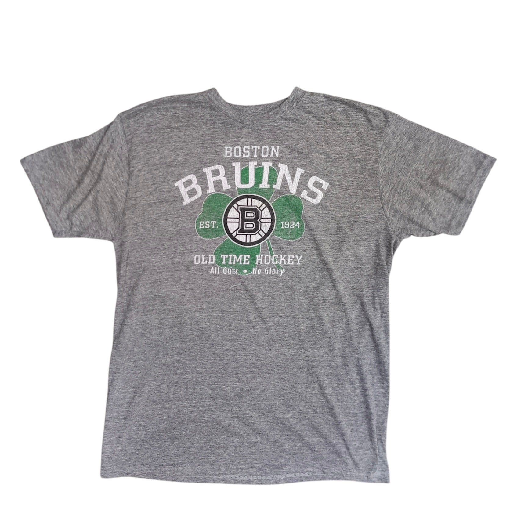 Old Time Hockey Boston Bruins Grey Tshirt