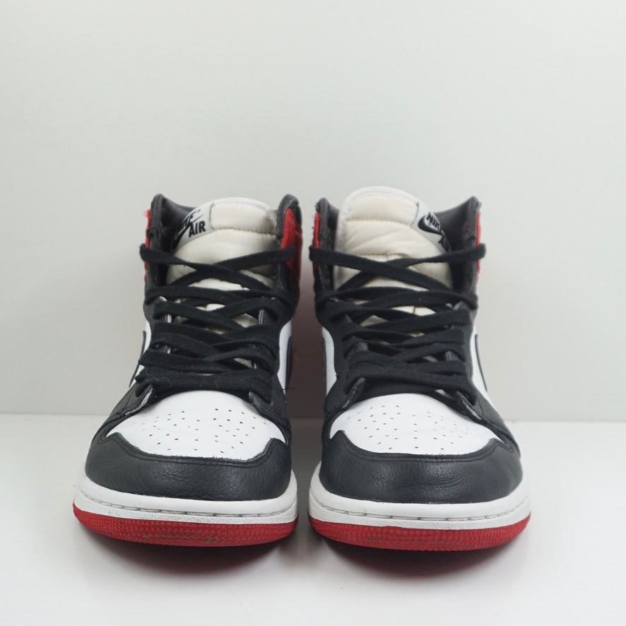 Jordan 1 Retro High Satin Black Toe (W)