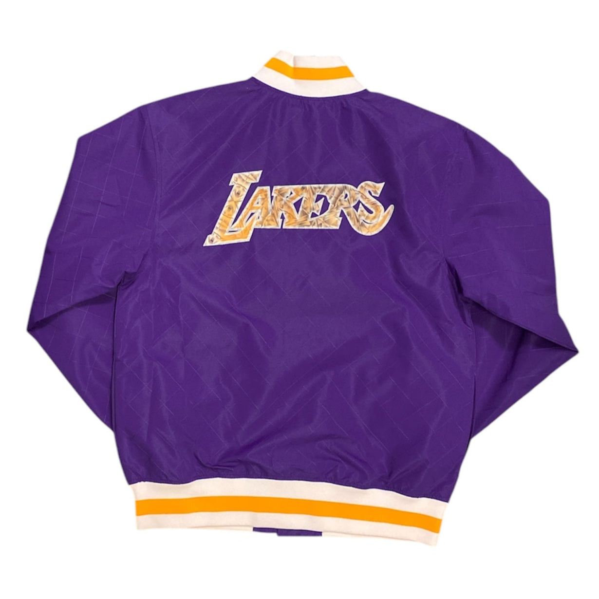 Mitchell & Ness Hardwood Classic Los Angeles Laker 75th Anniversary Warm Up Jacket