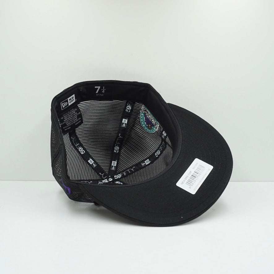 New Era Colorado Rockies Black Purple Fitted Cap