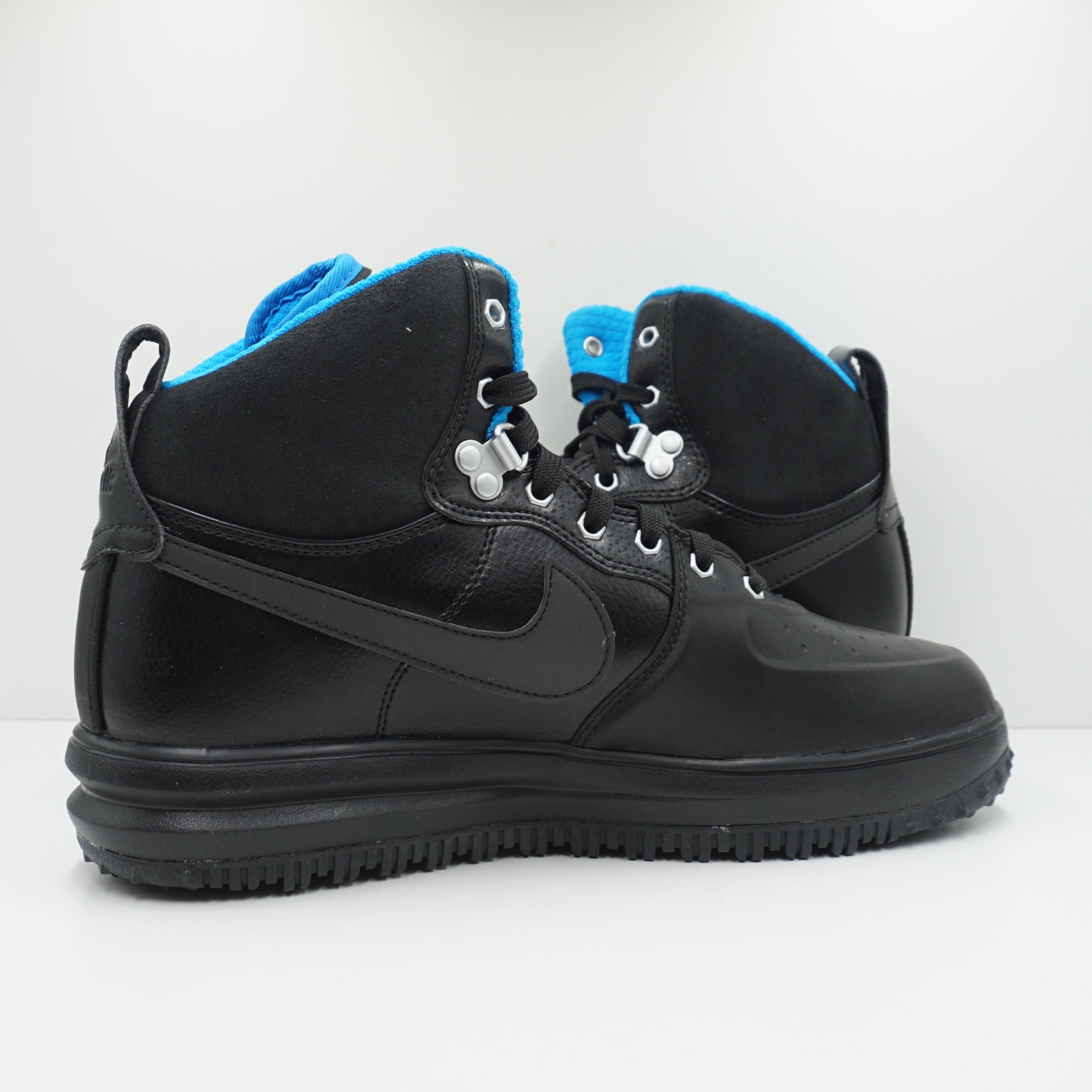 Nike Lunar Force 1 Duckboot Black Metallic Silver
