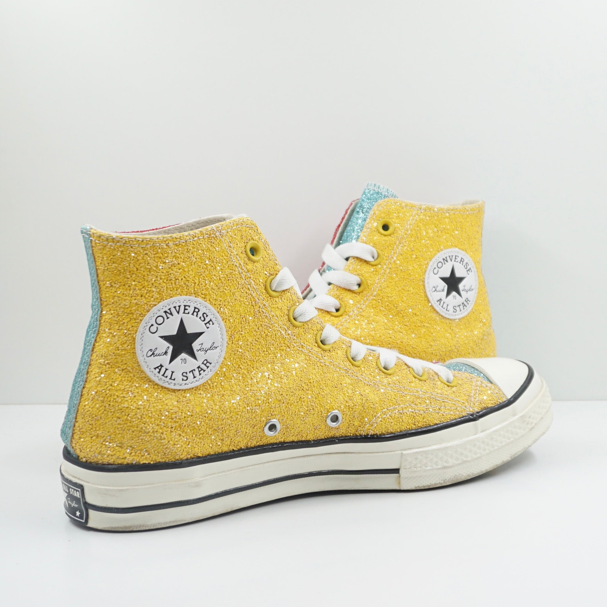 Converse Chuck Taylor All Star 70 Hi JW Anderson Glitter Yellow Red