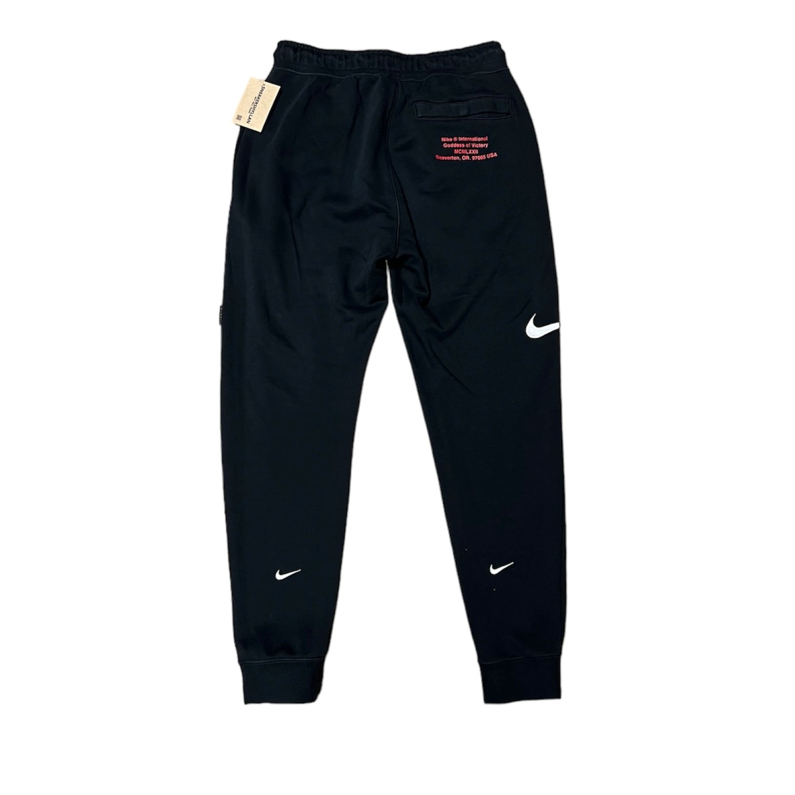 Nike Double Swoosh Black Hoodie Pants Set