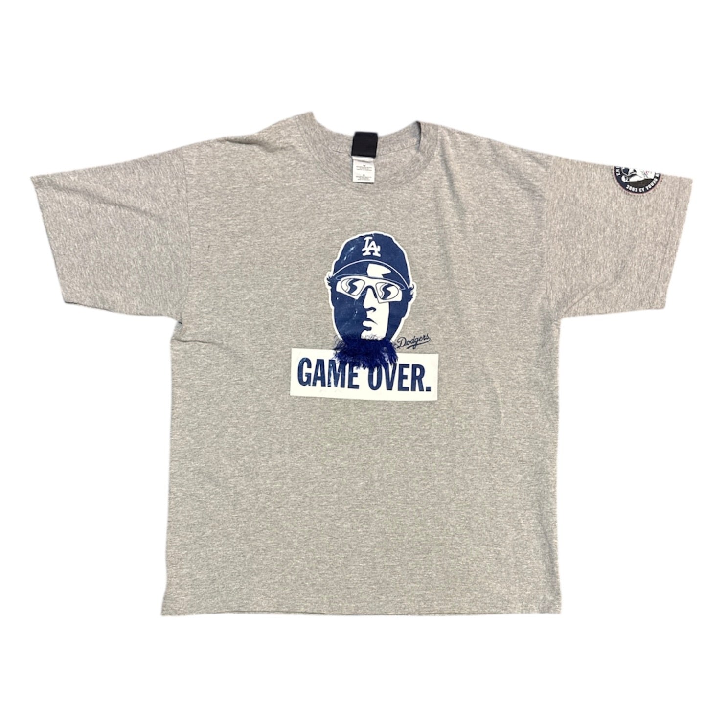 Los Angeles Dodgers Eric Gagne Game Over Grey Tshirt