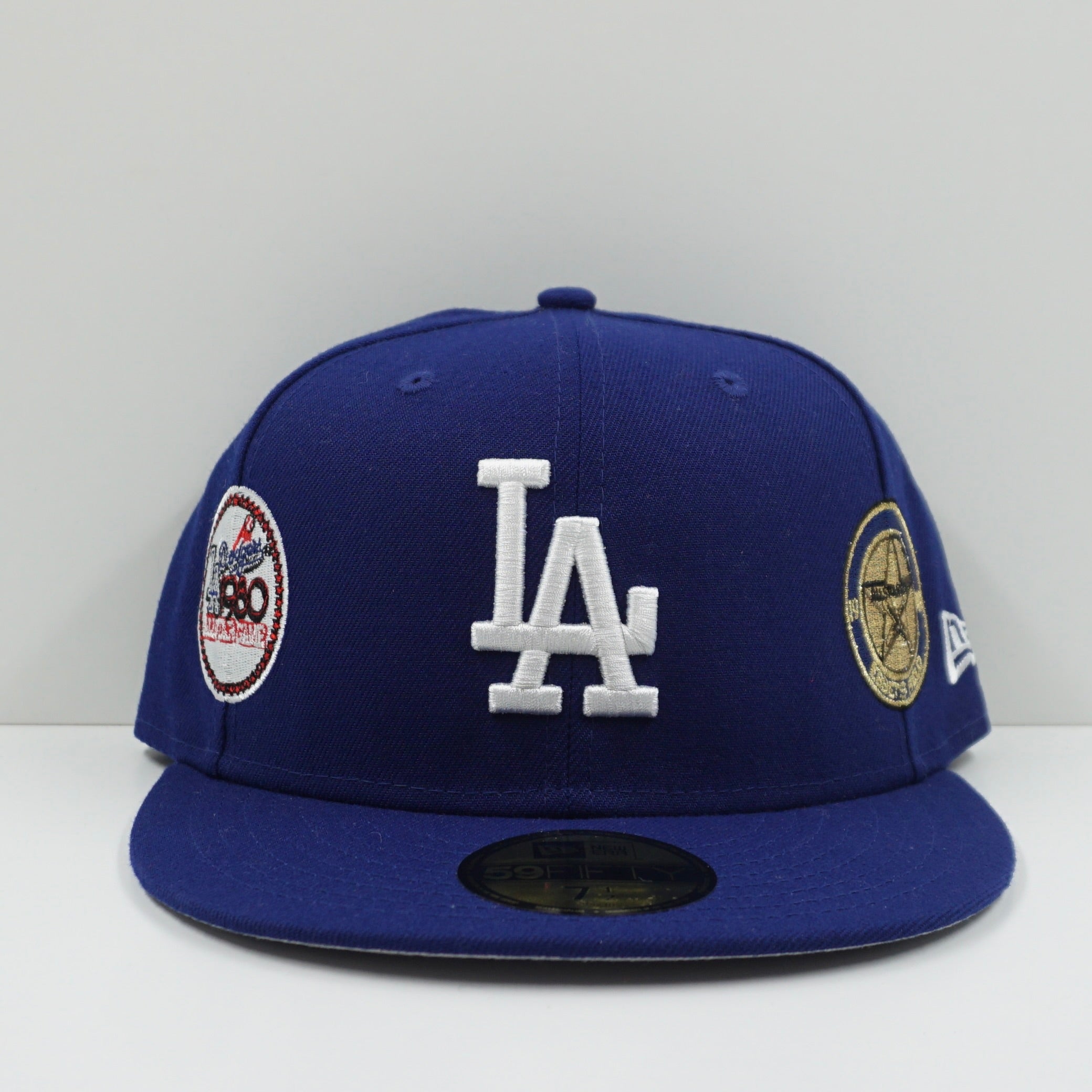 New Era Cooperstown Los Angeles Dodgers Multi Logo Fitted Cap