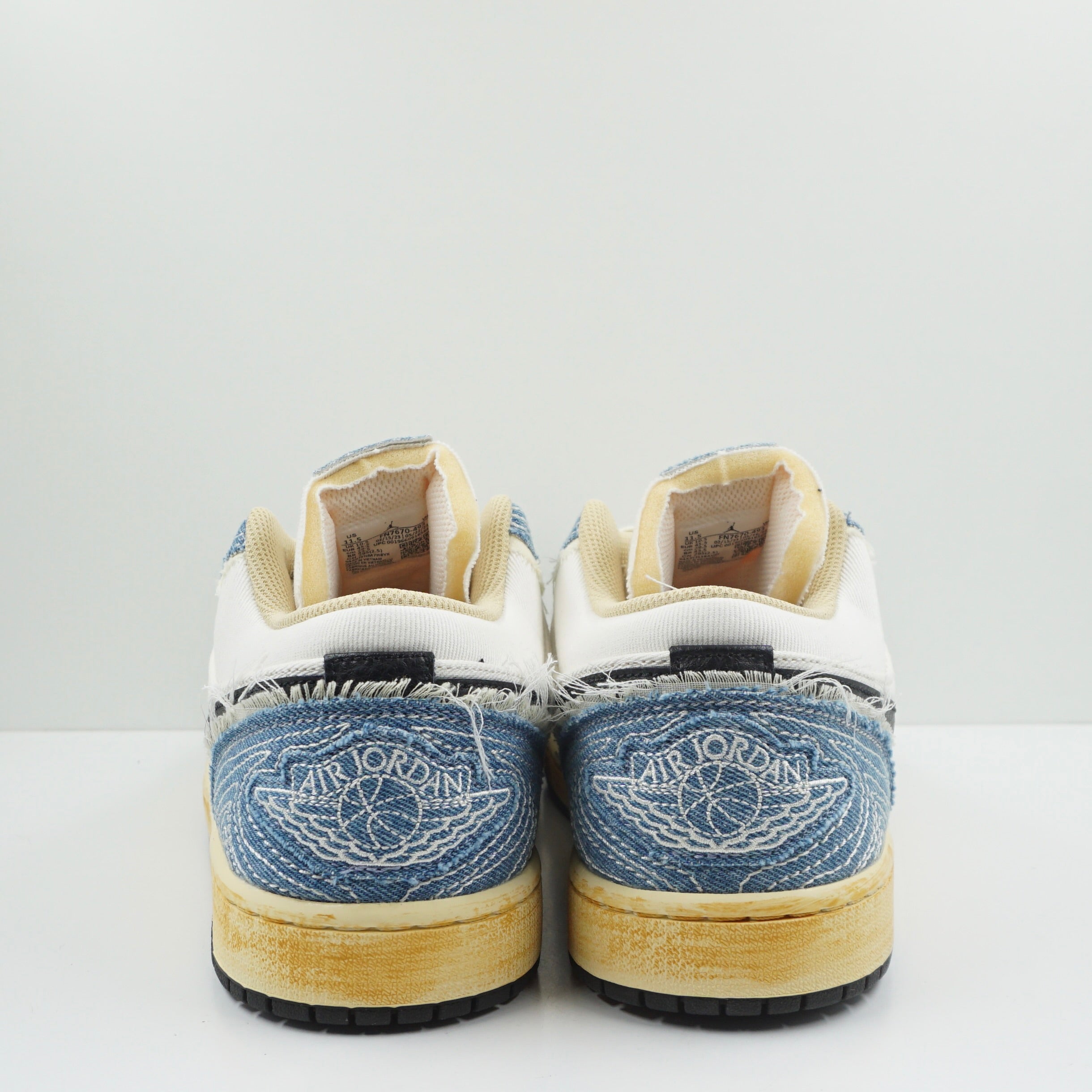 Jordan 1 Low SE WRMK Sashiko Denim