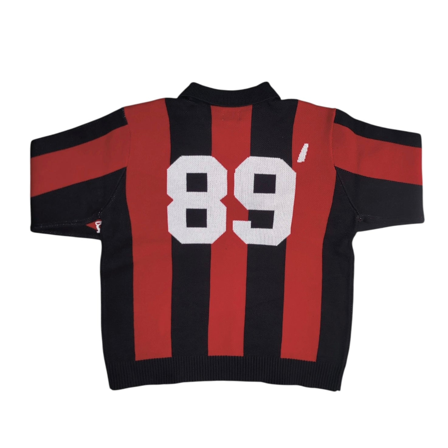 Obey Red Black Soccer Knitted Sweatshirt