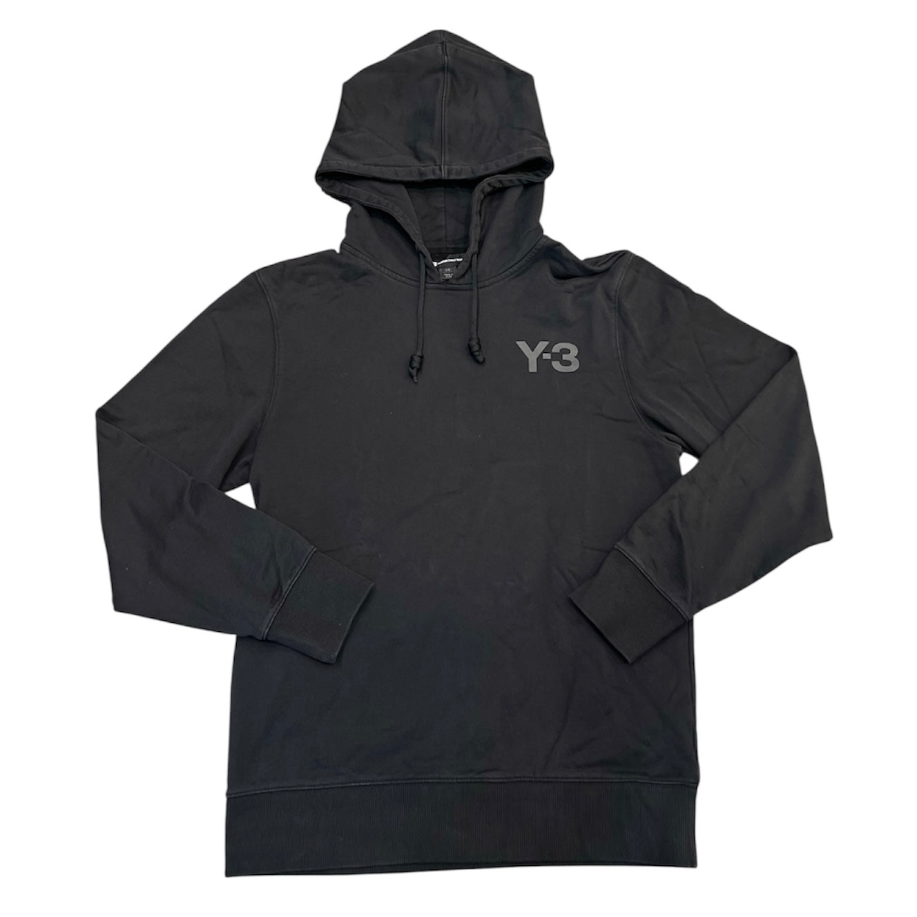 Adidas Y-3 Small Logo Black Hoodie