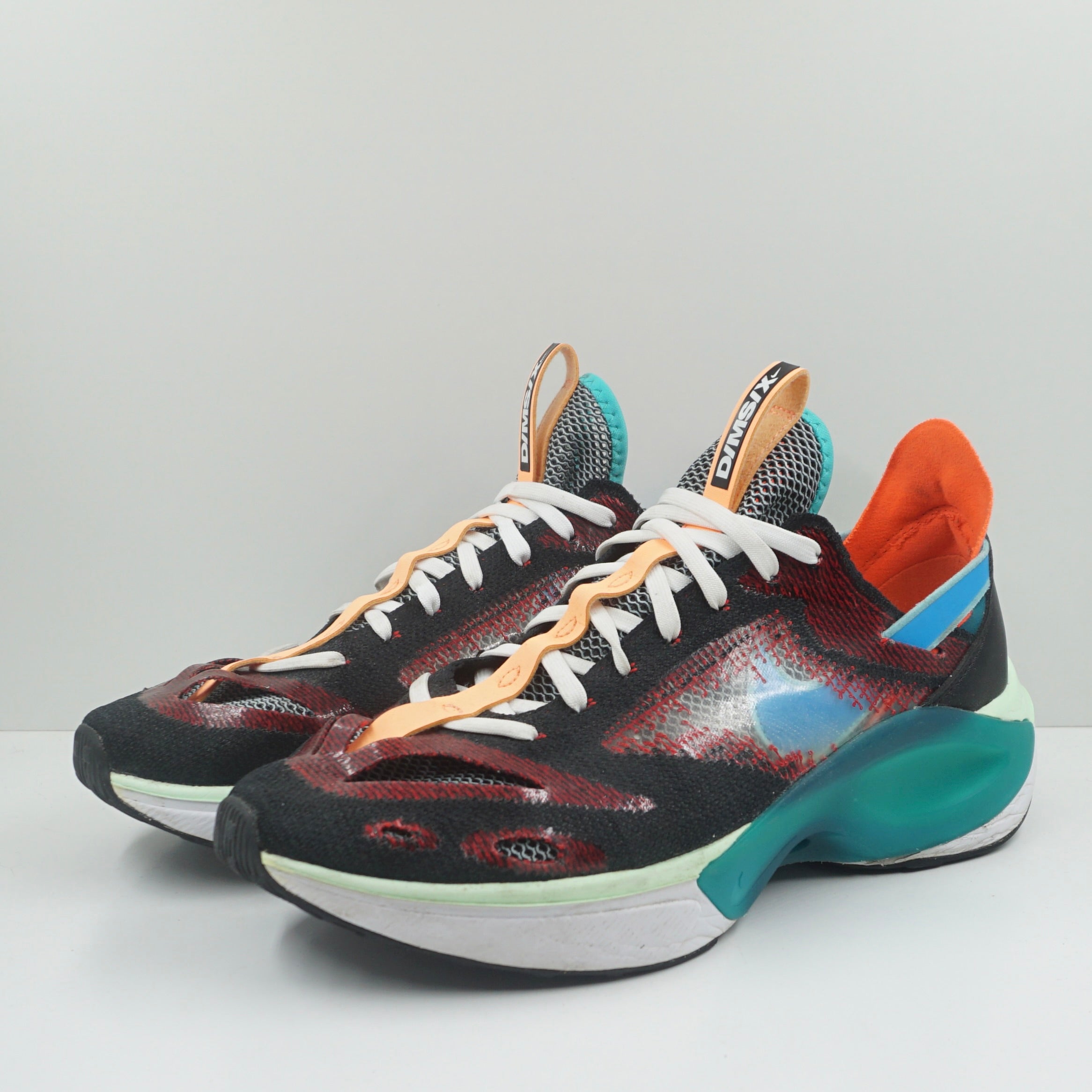 Nike Dmnsix N110 Flyknit Black Blue Hero University Red