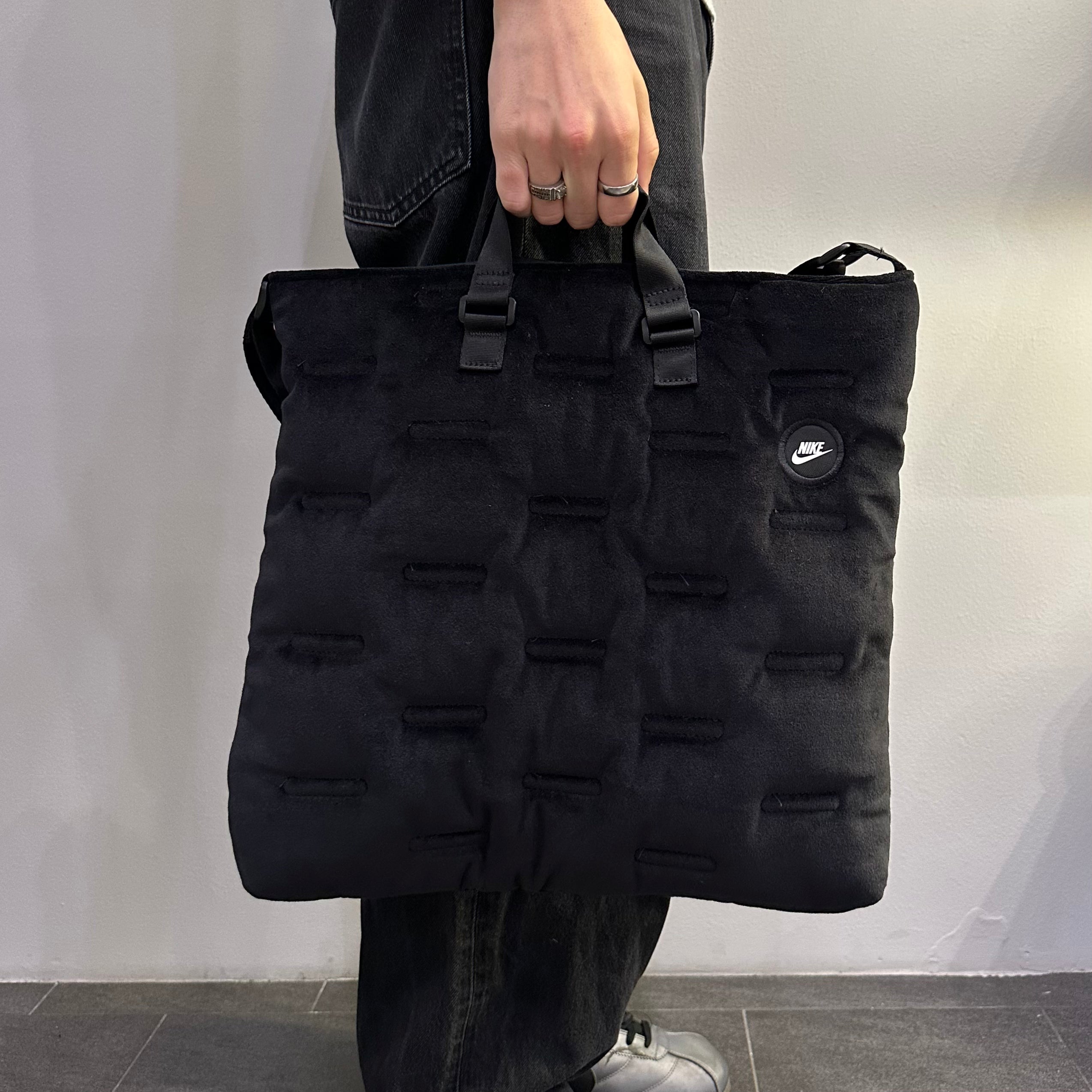 Nike Heritage Velour Fabric Tote Bag