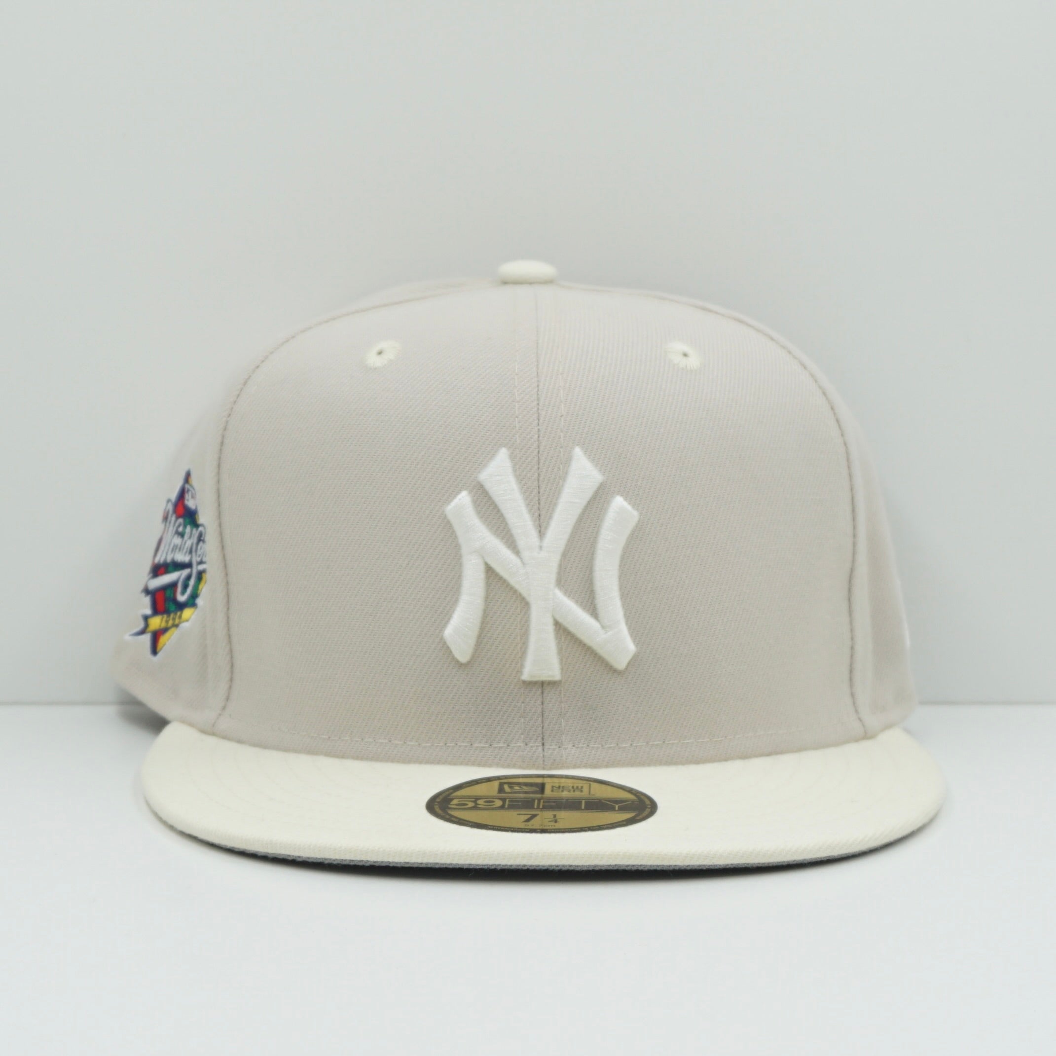 New Era New York Yankees World Series Beige Fitted Cap