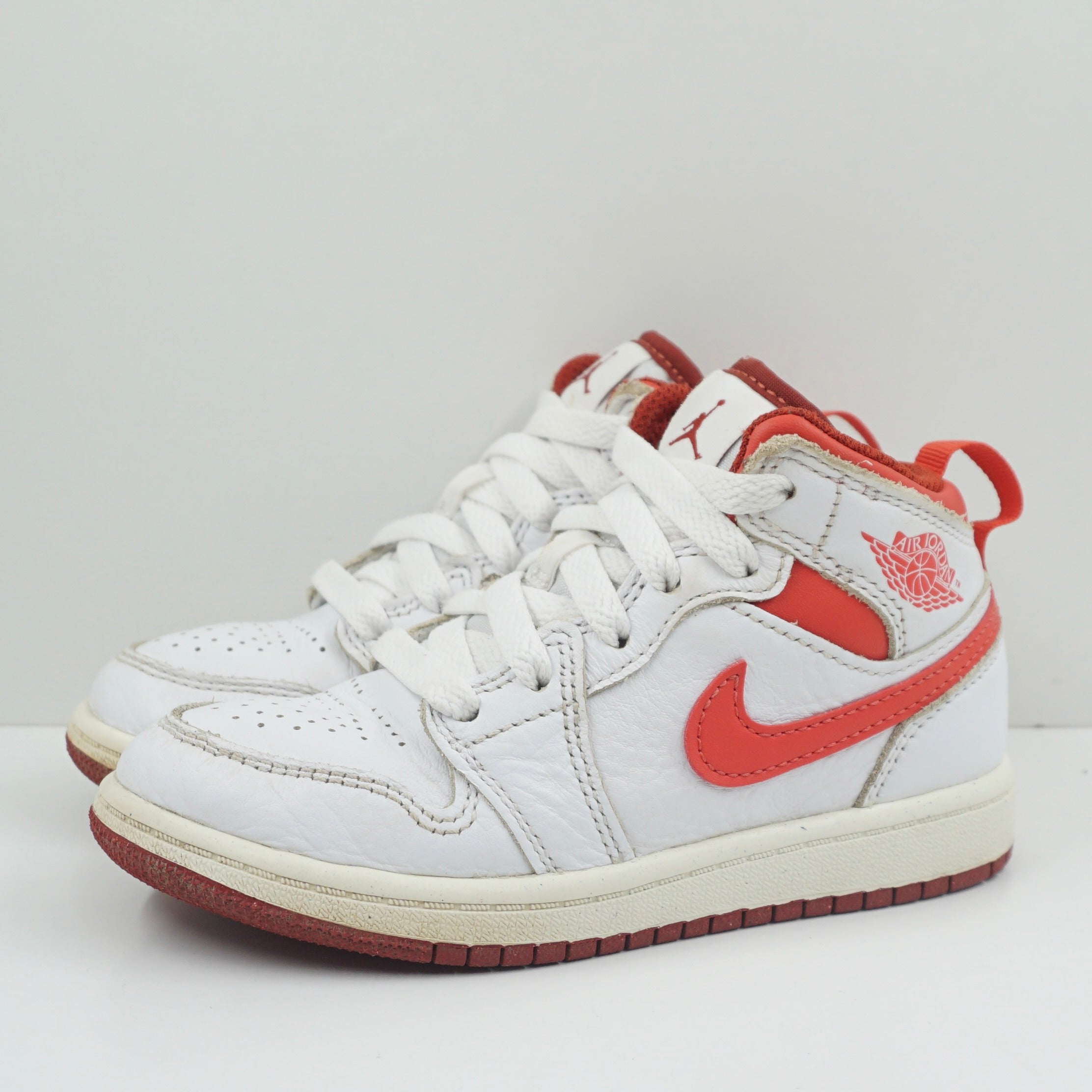 Jordan 1 Mid SE White Dune Red Sail Lobster (PS)
