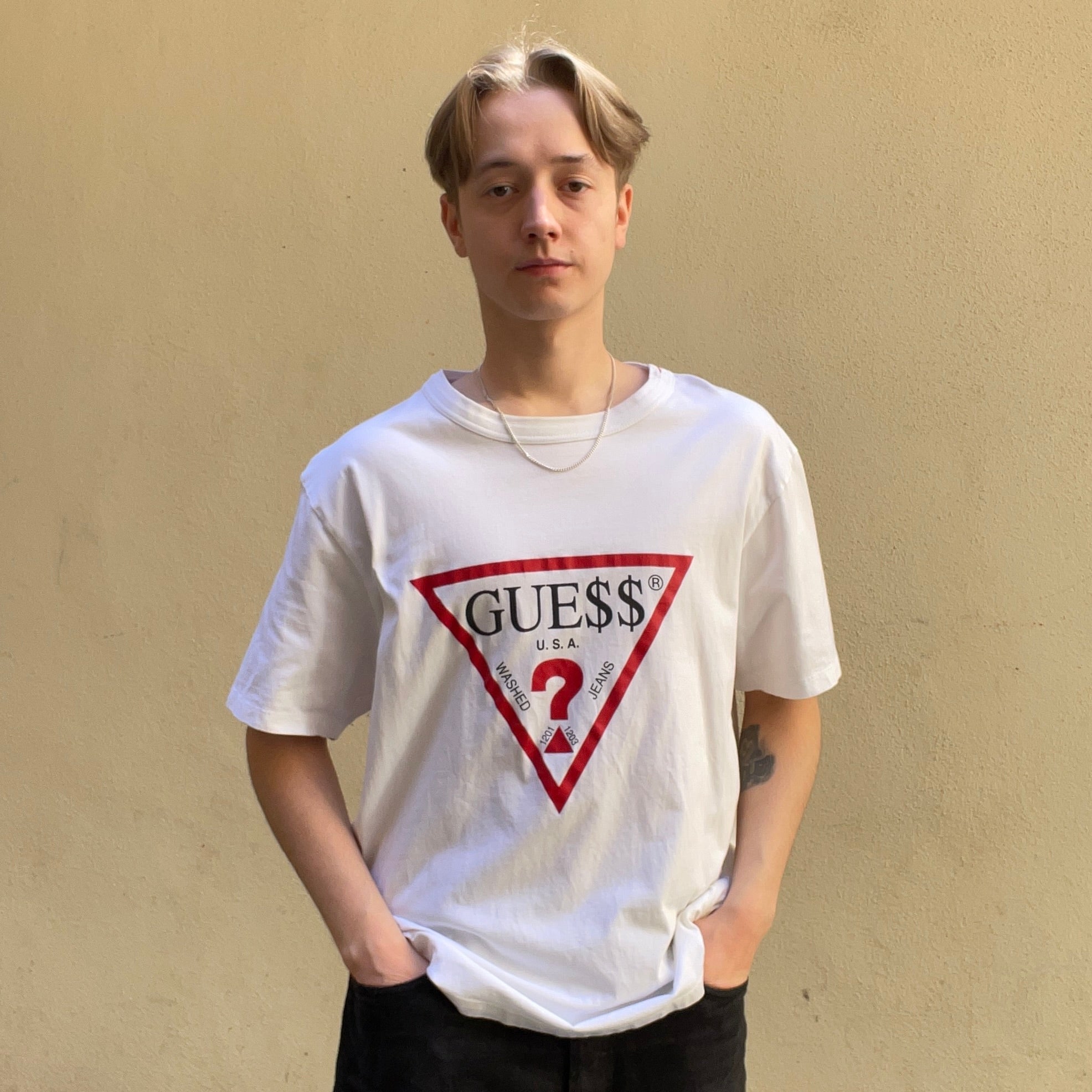 Asap Guess Chandail Asap Rocky Guess Jeans Awge Striped Guess ASAP