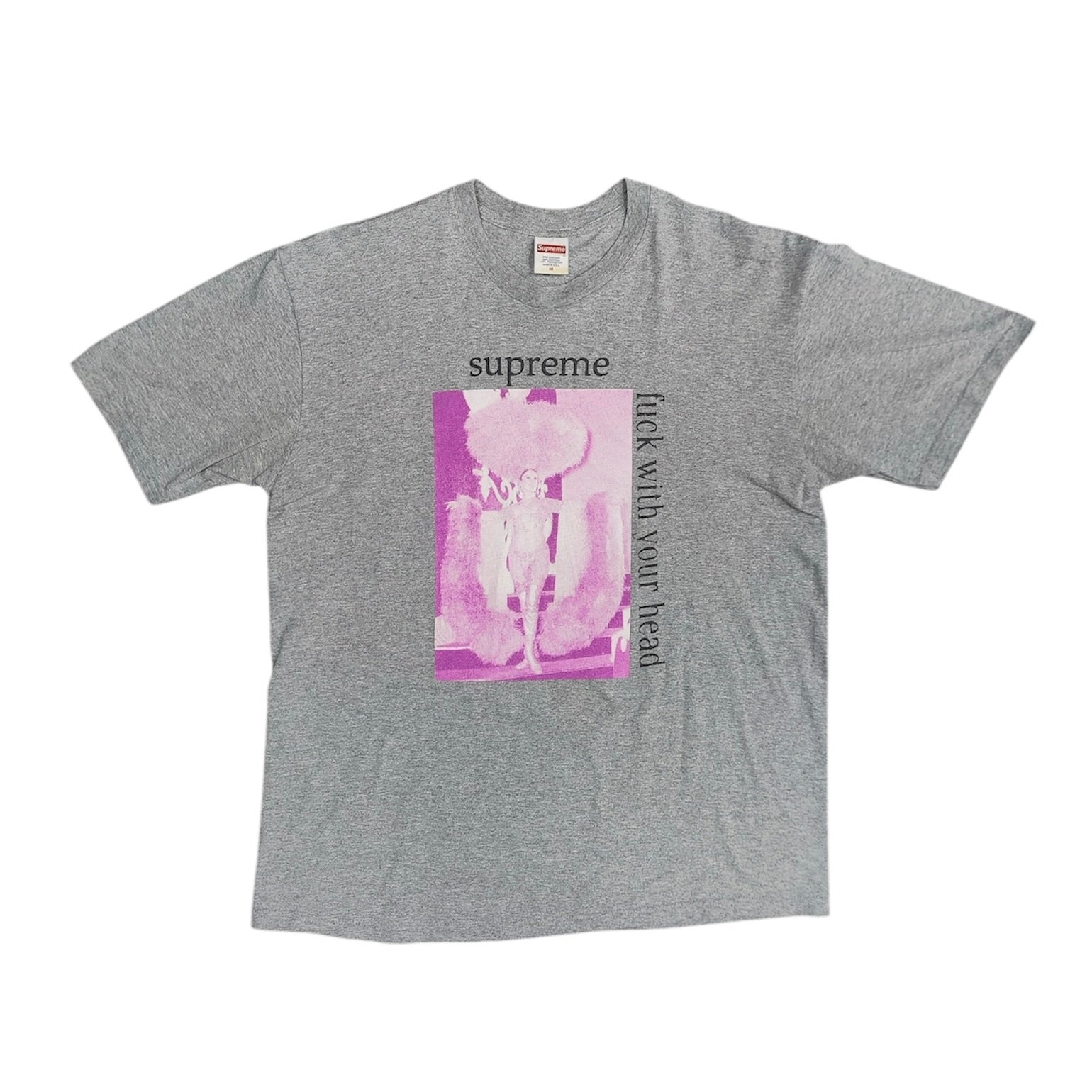 Supreme FW17 Fuck With Your Head Grey Tshirt