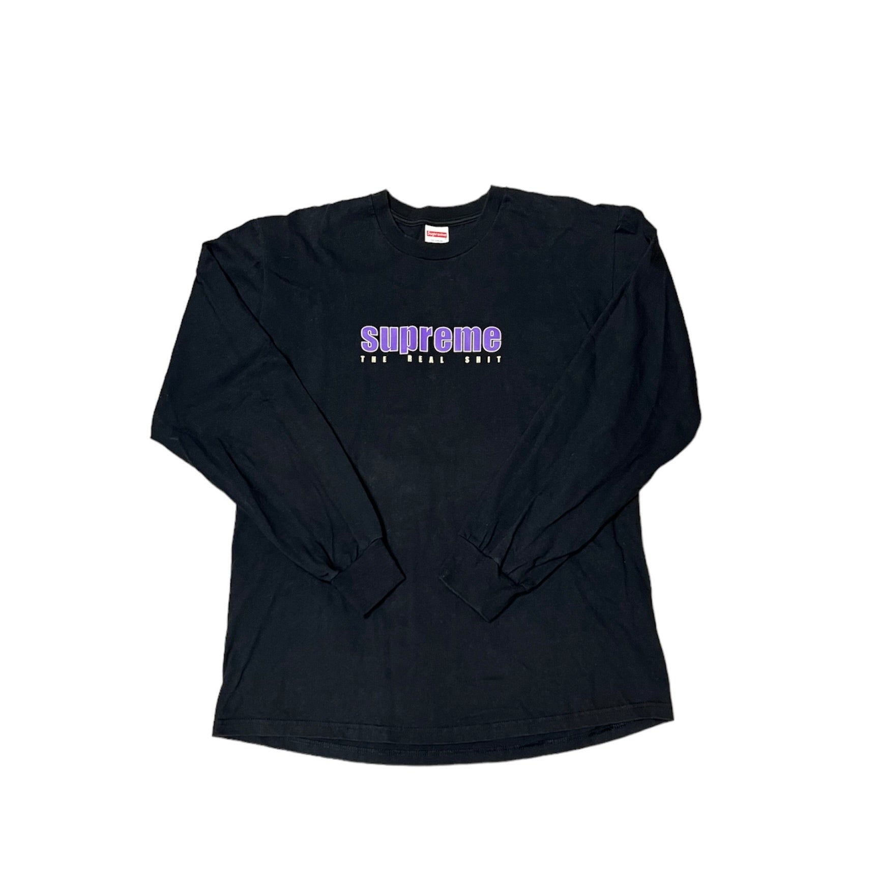 Supreme The Real Shit SS19 Long Sleeve Tshirt Black