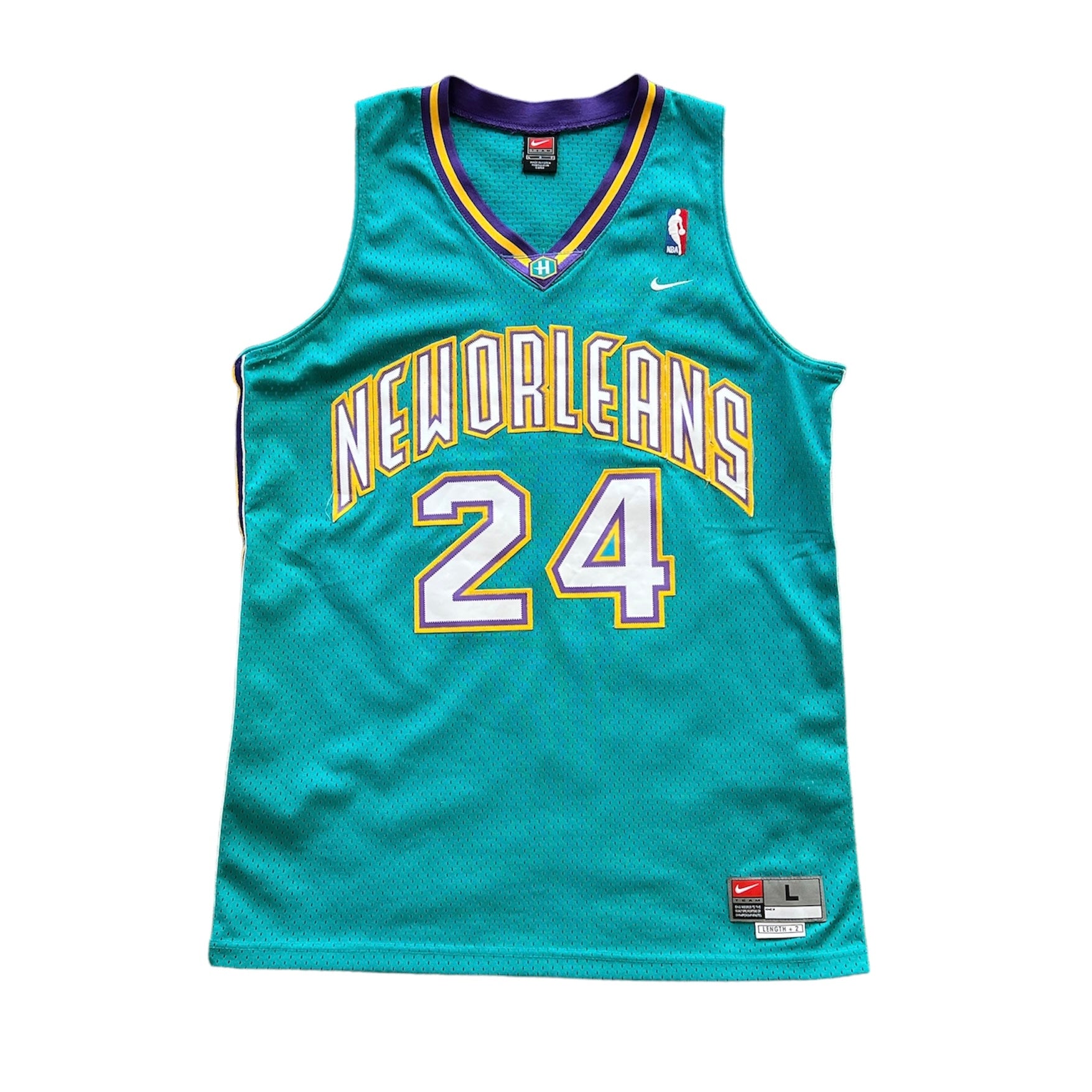 Nike New Orleans Hornets Jamal Mashburn Jersey