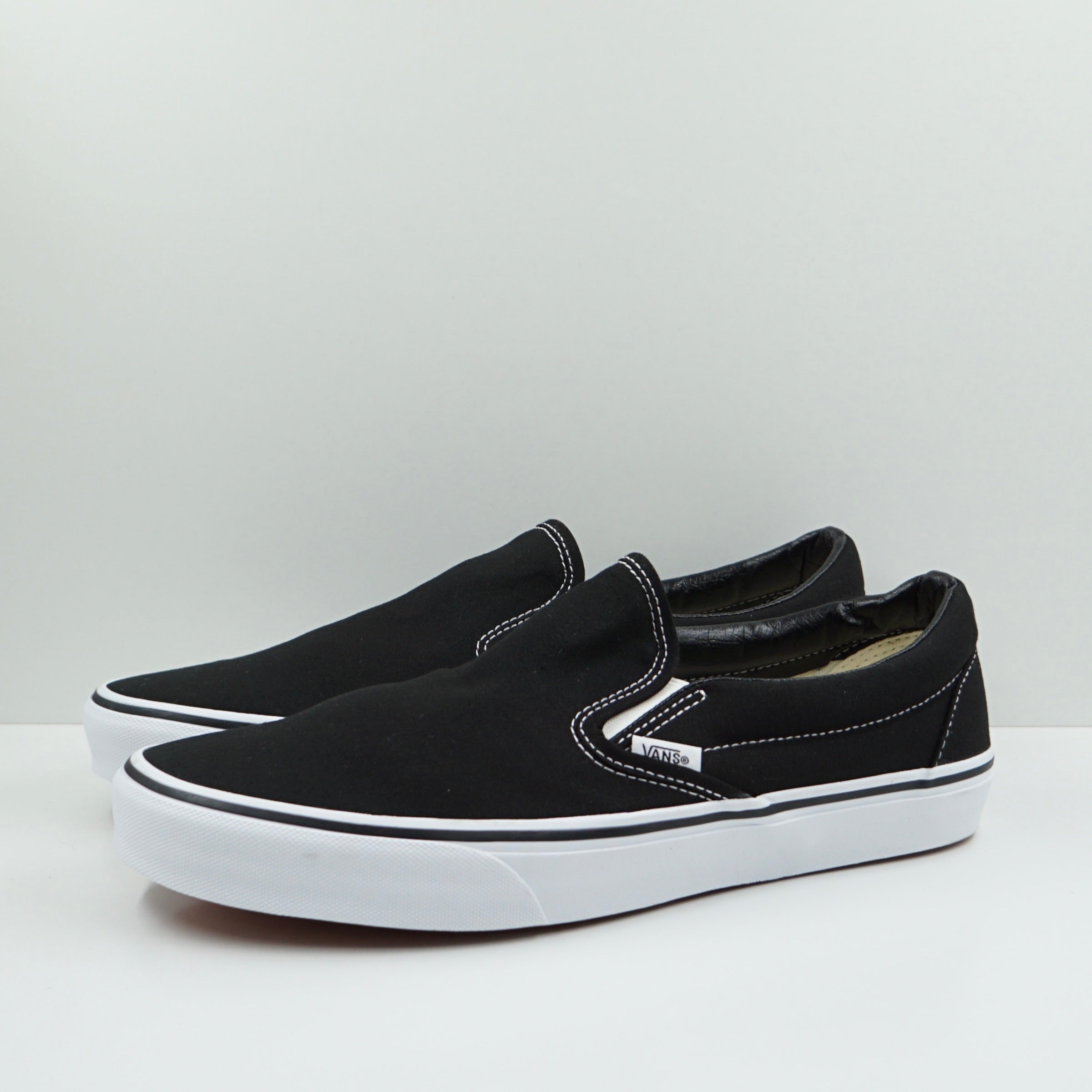 Vans Slip On Black White