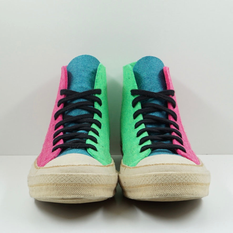 Converse Chuck Taylor All Star 70 Hi JW Anderson Felt Fuchsia Purple Island Green