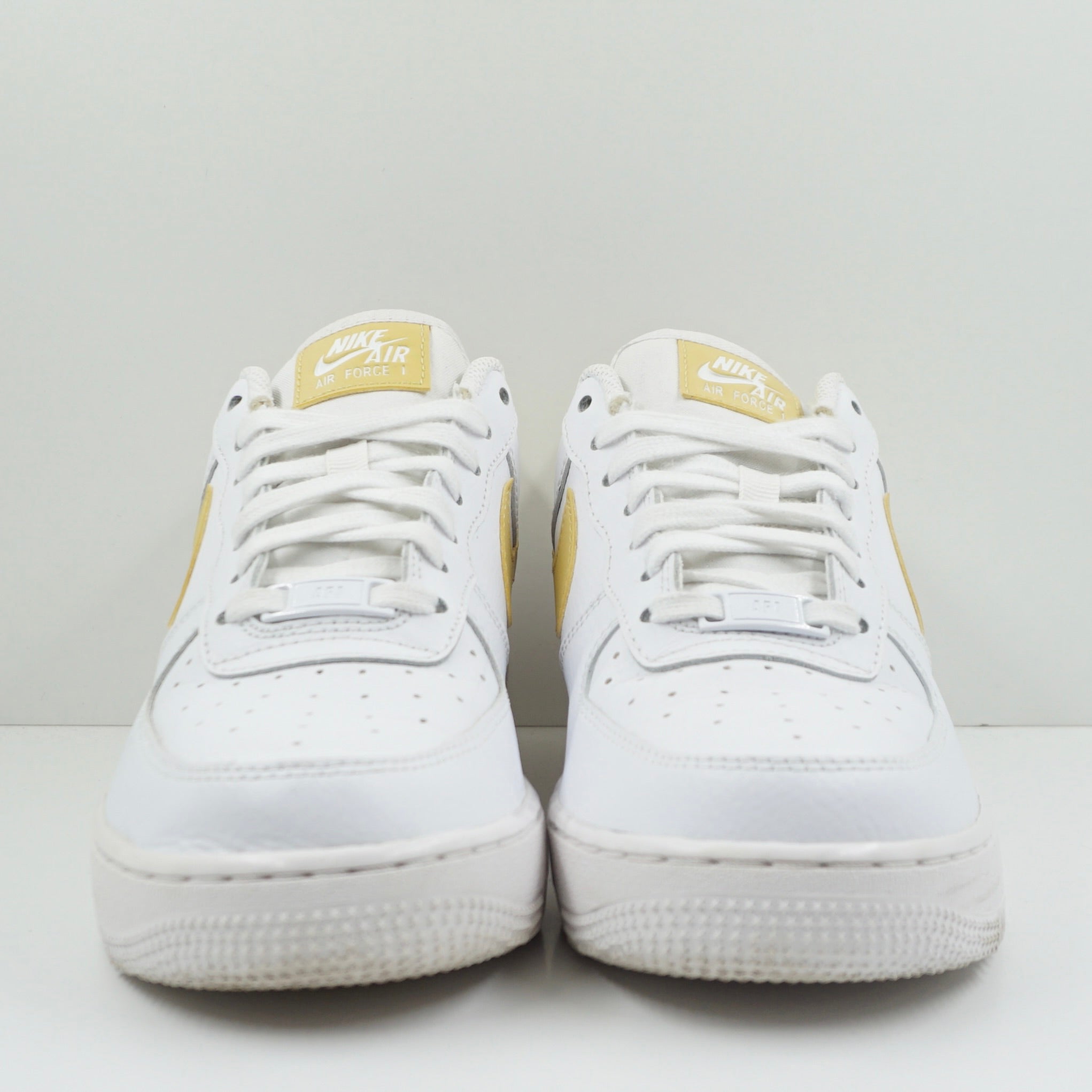 Nike Air Force 1 '07 White Saturn Gold White White (W)