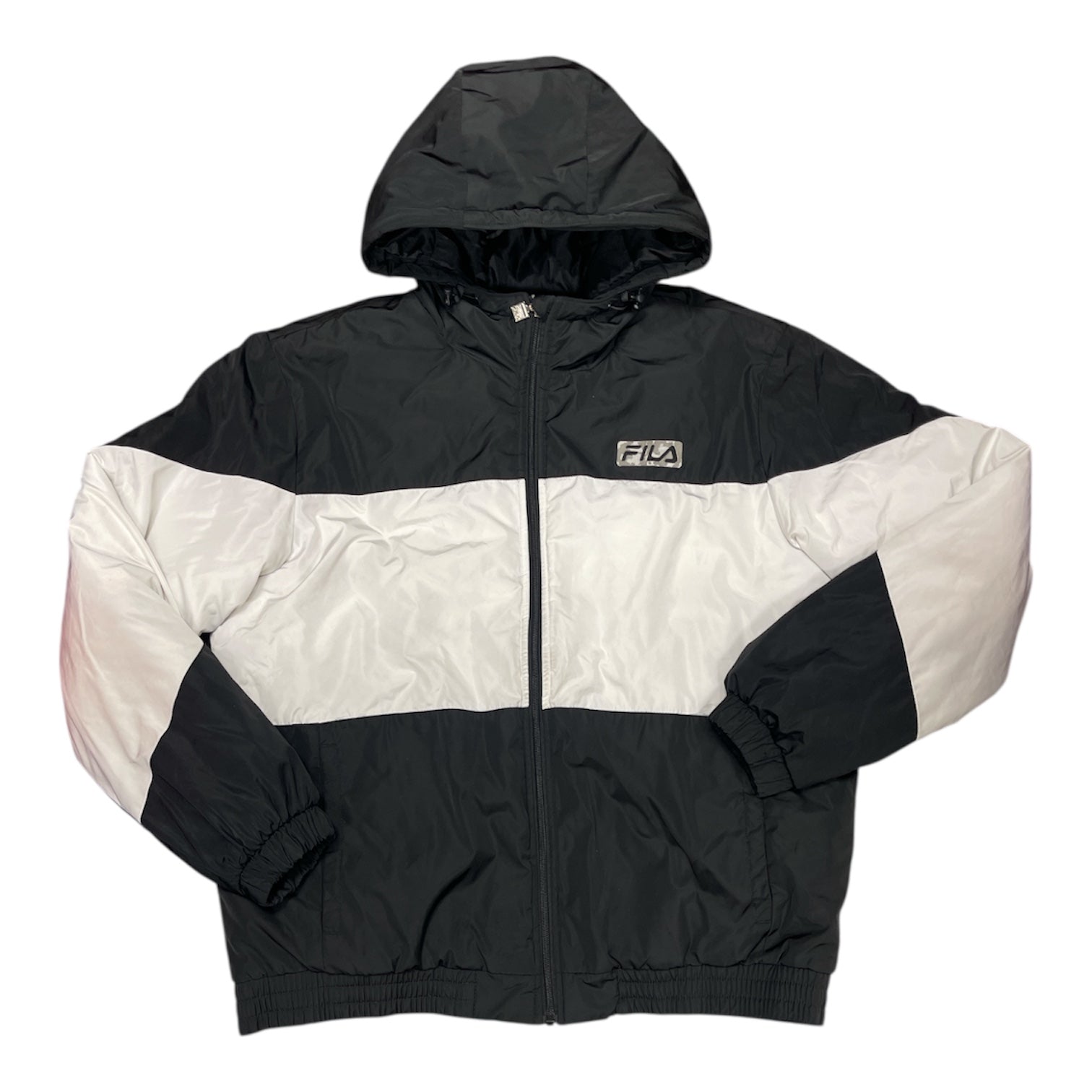 Fila Black White Puffer Jacket