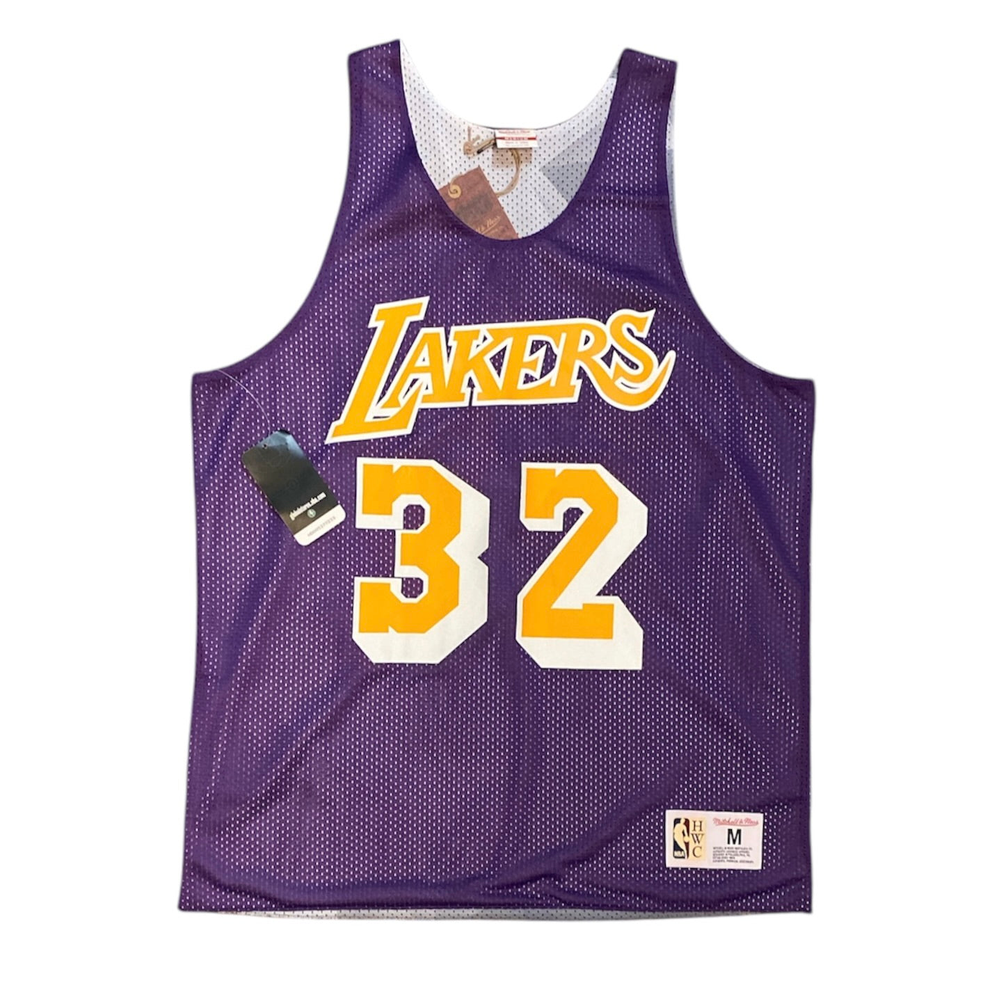 Mitchell & Ness Hardwood Classic Los Angeles Lakers Magic Johnson Reversible Mesh Basketball Jersey