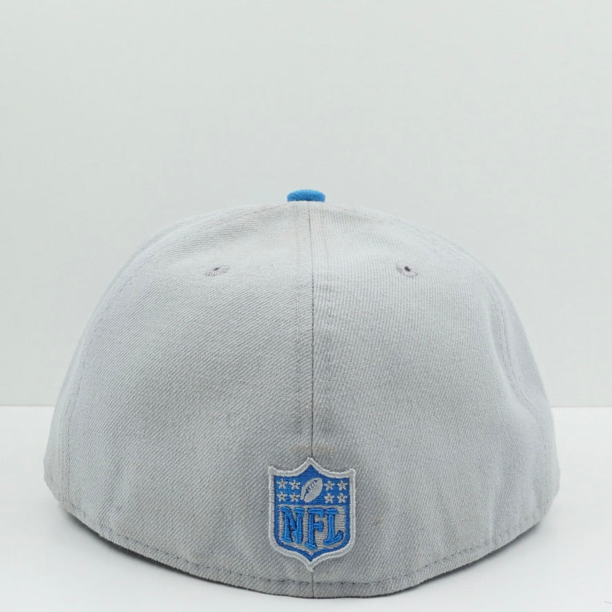 New Era Detroit Lions Grey Blue Fitted Cap