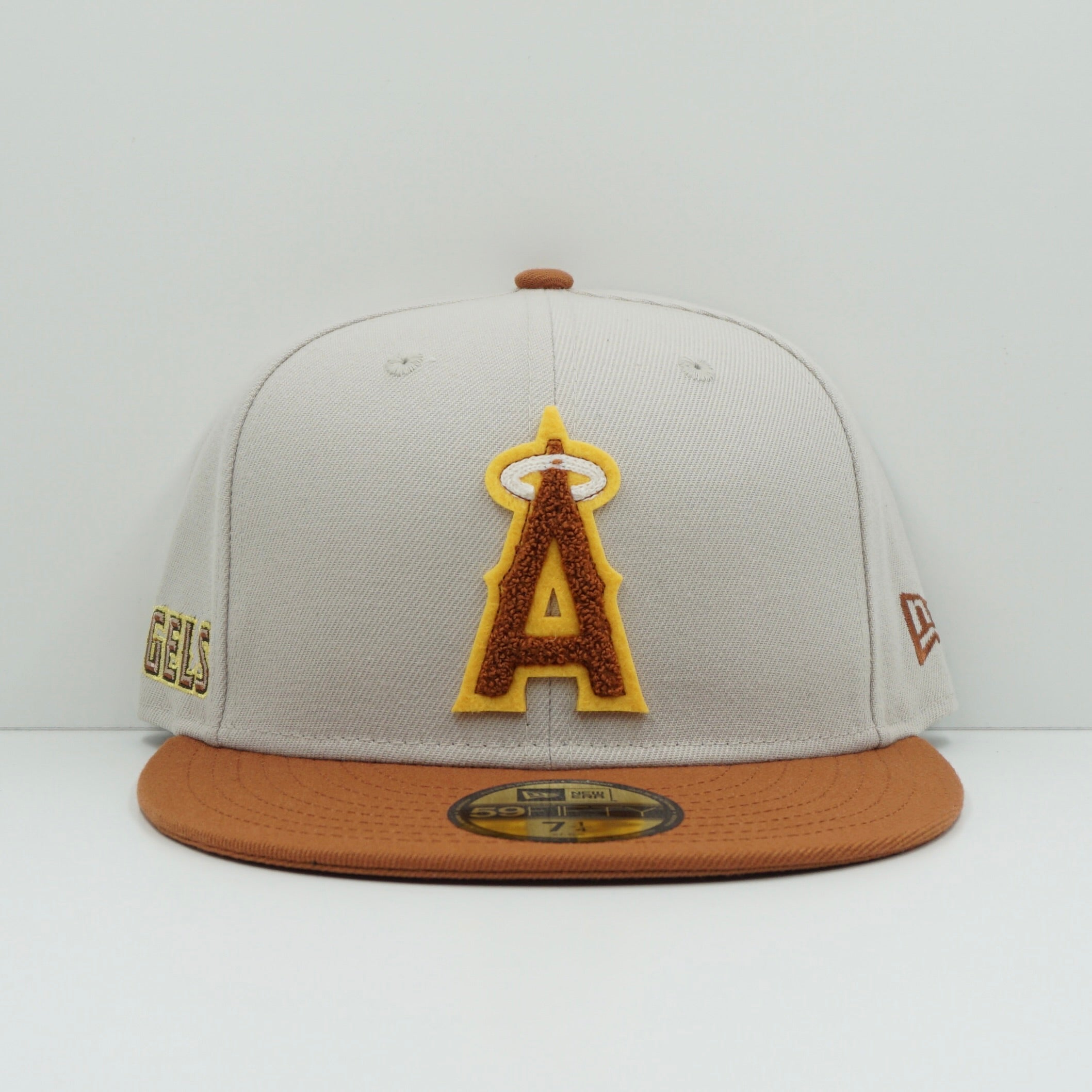 New Era Los Angeles Angels Brown/Beige Fitted Cap