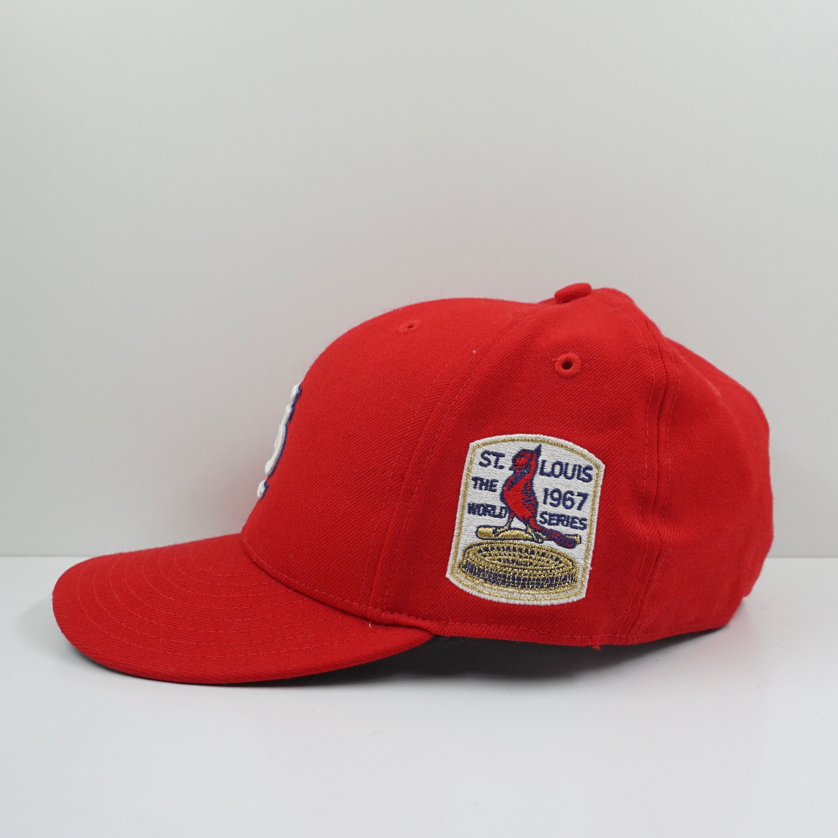 New Era St Louis Cardinals Red White 50 Year Anniversary Fitted Cap