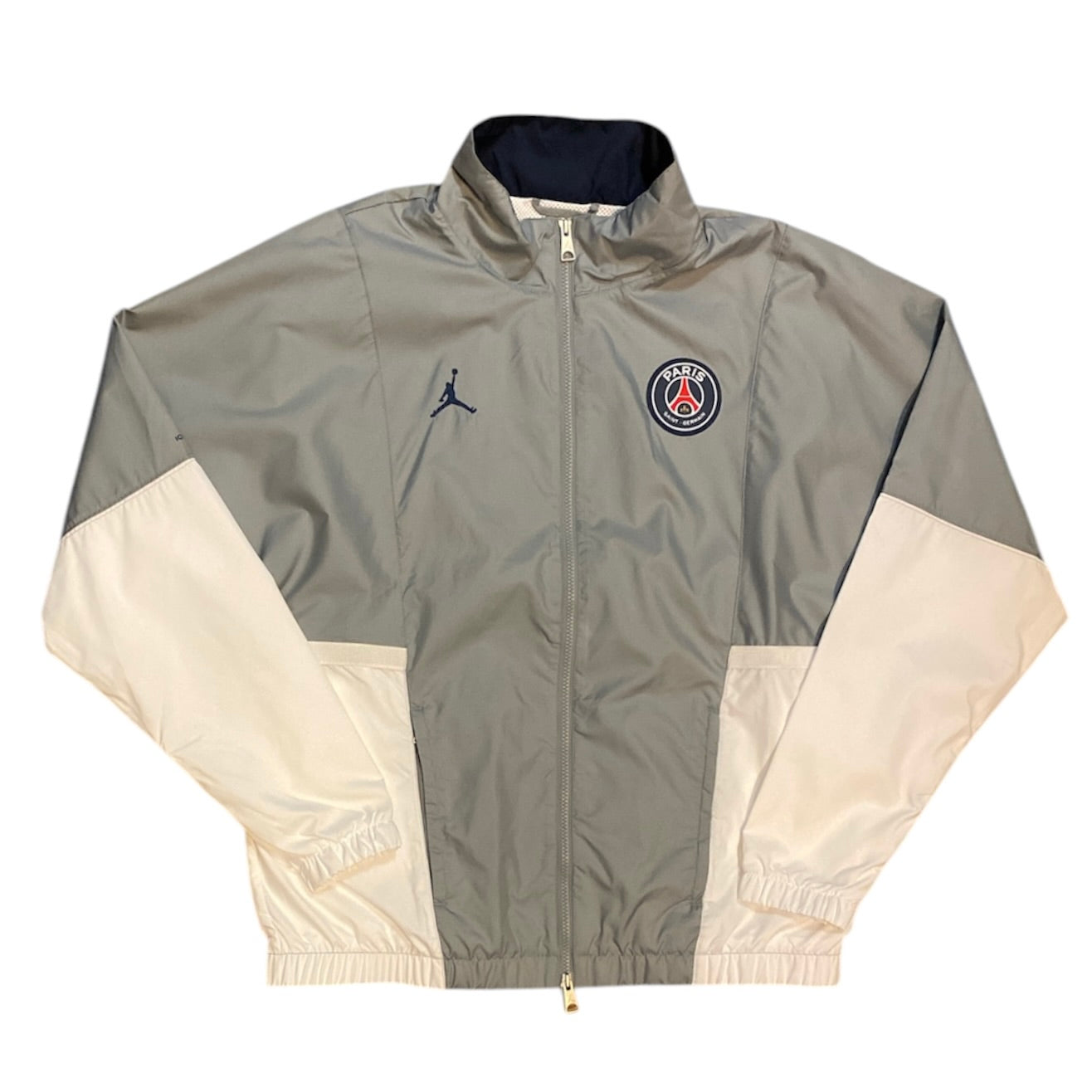 Jordan PSG Grey White Flight Suit Jacket