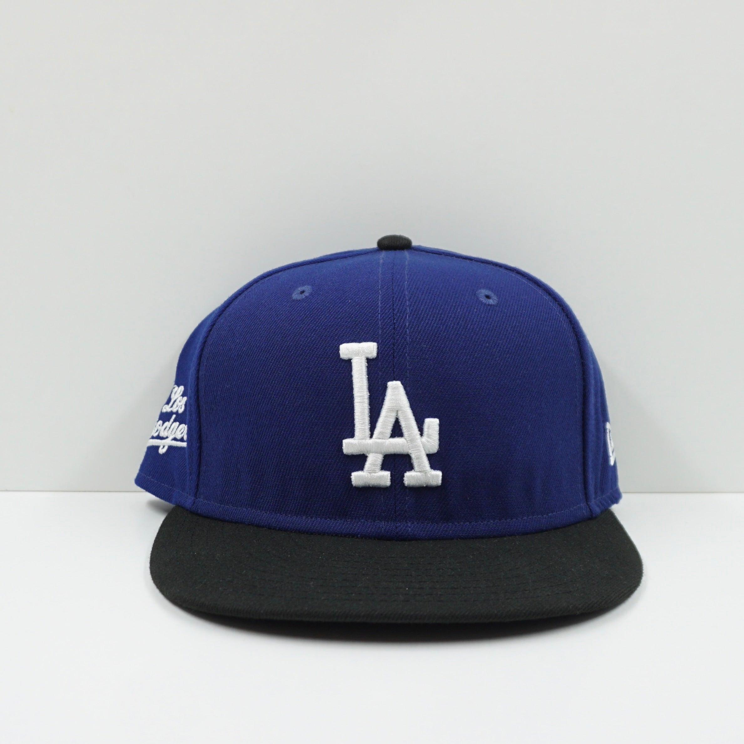 New Era Los Angeles Dodgers Blue Black Fitted Cap