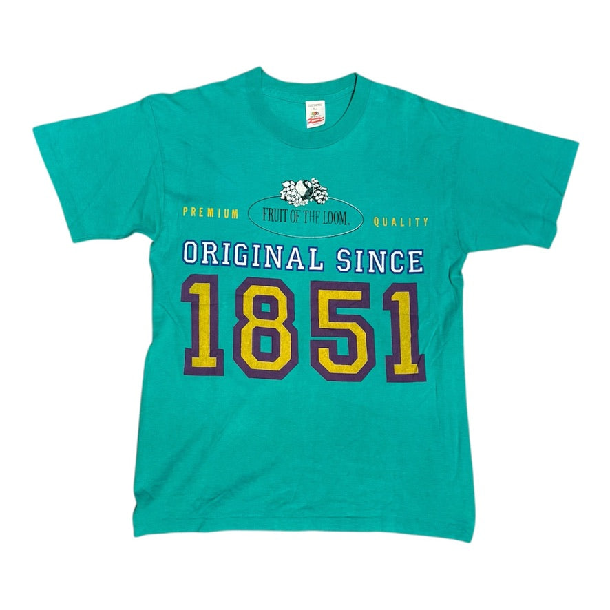 Fruit Of The Loom Since 1851 Teal Tshirt