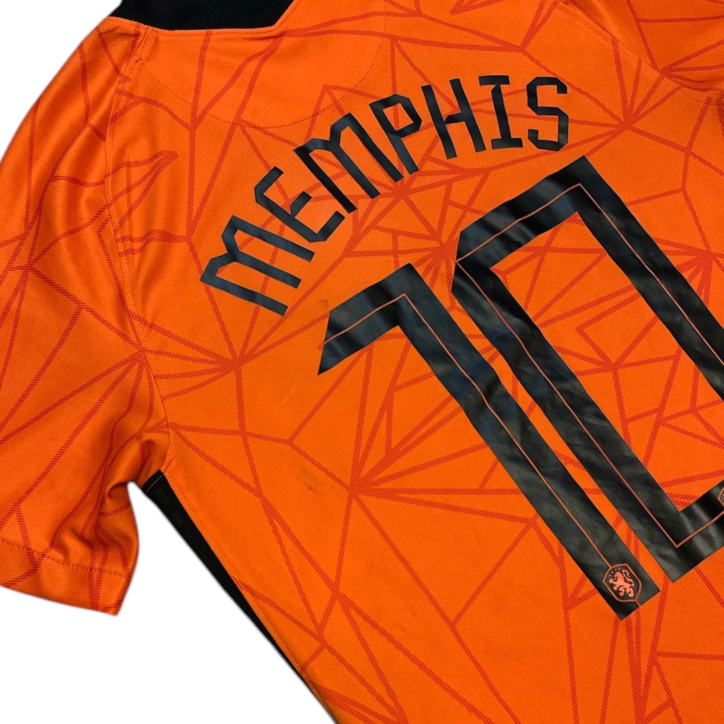 Nike Neatherlands Memphis Depay #10 2020 Home Football Jersey