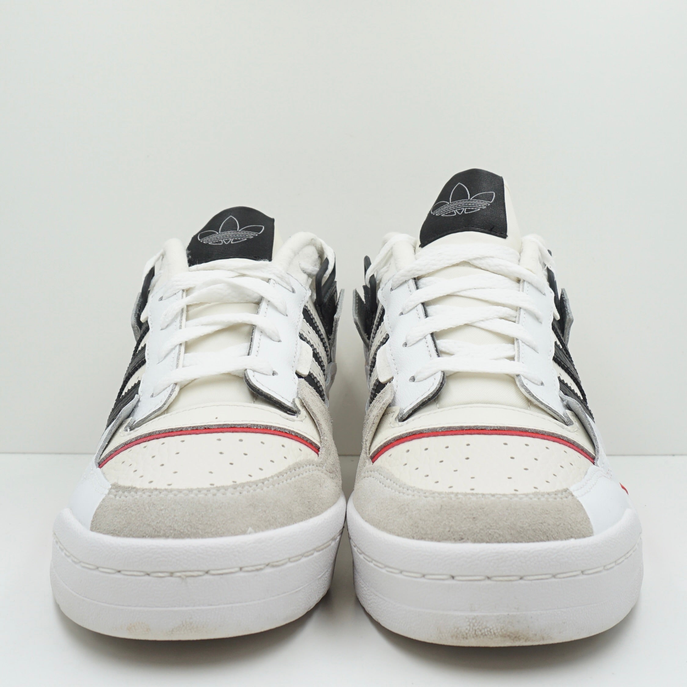 Adidas Forum Exhibit Low White Vivid Red