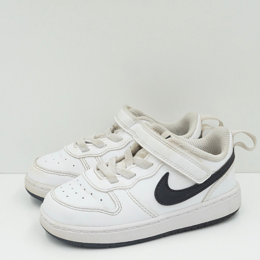 Nike Court Borough Low Recraft White Black Swoosh (TD)