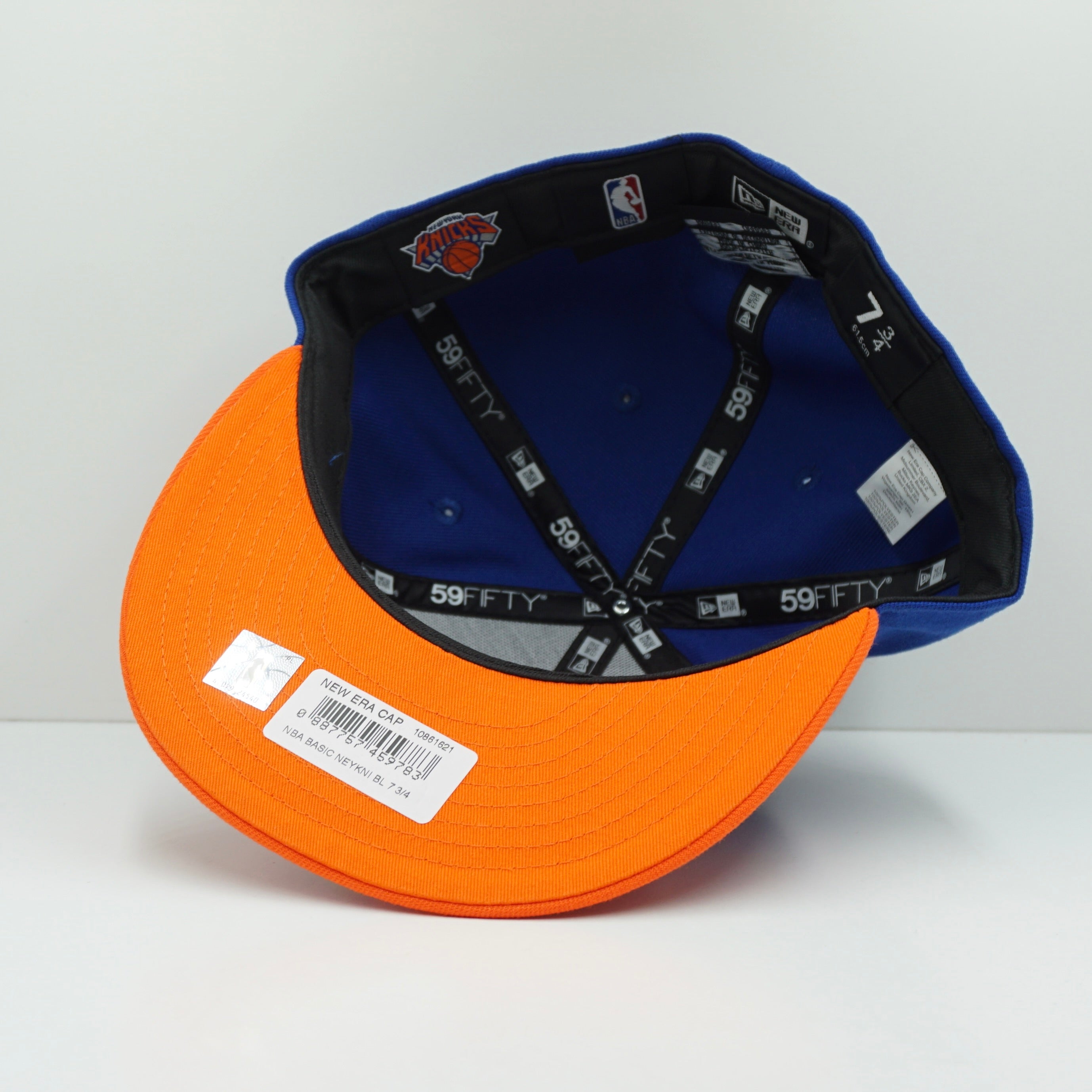 New Era New York Knicks Blue Orange Fitted Cap