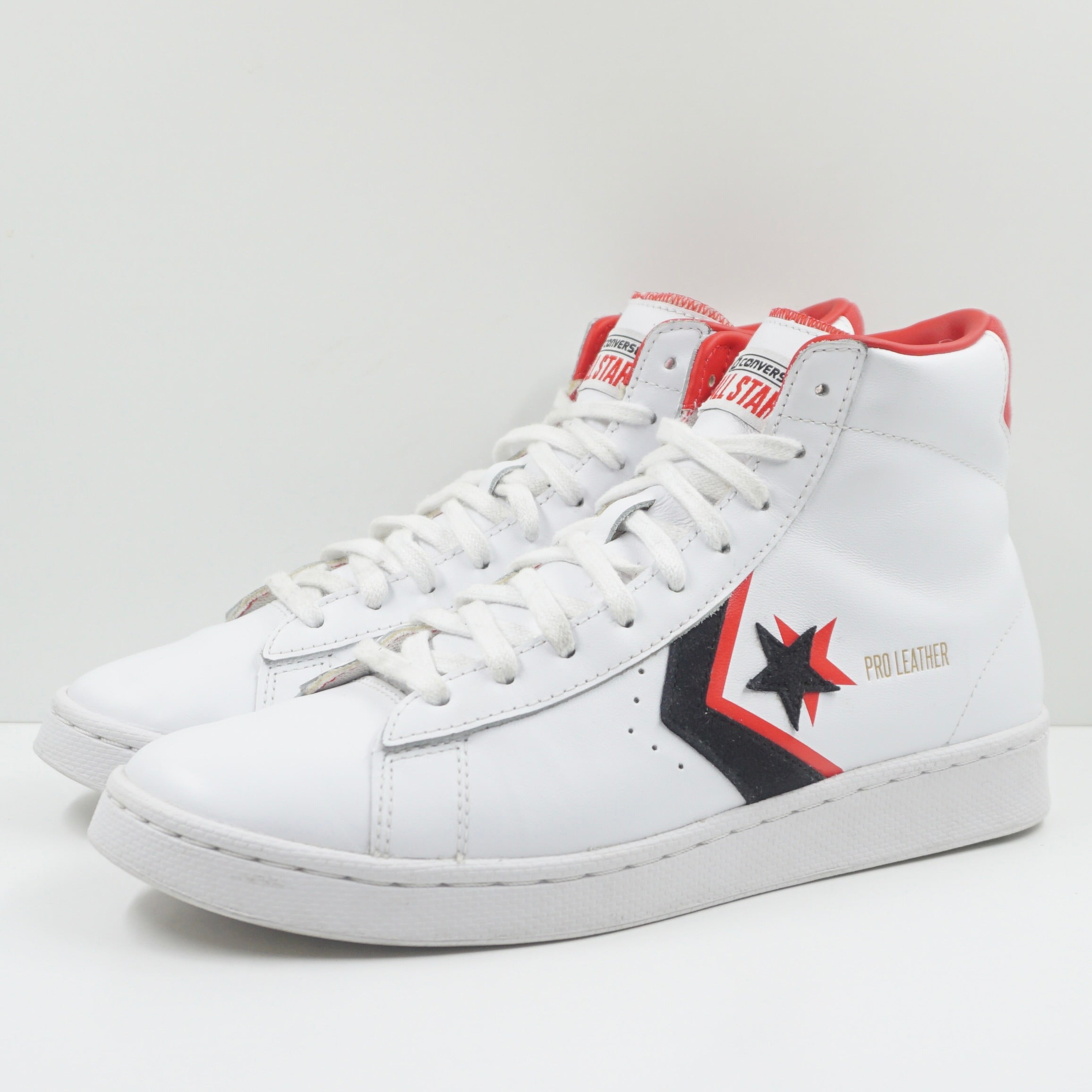 Converse All Star Pro Leather White Red Black
