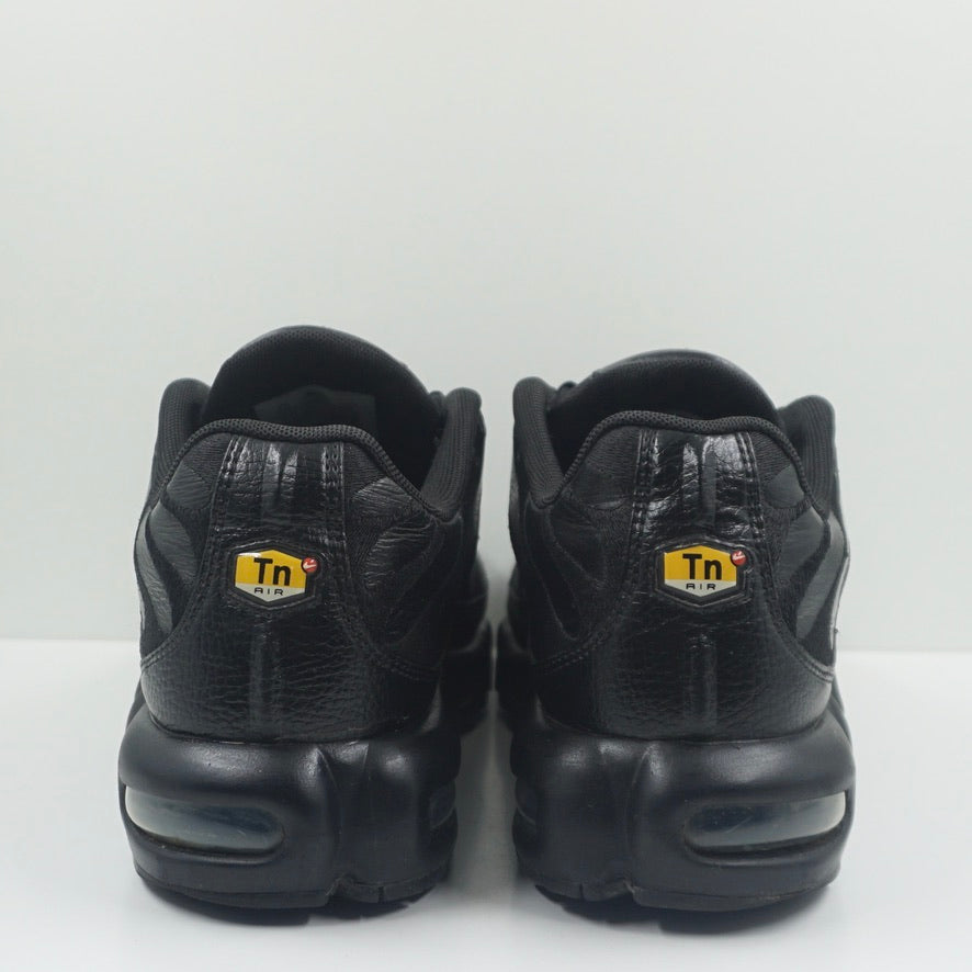 Nike Air Max Plus Triple Black Leather