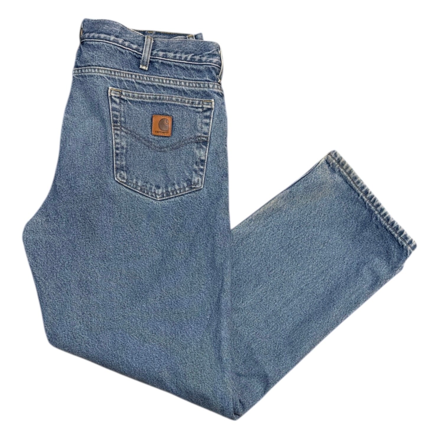 Carhartt Layered Relaxed Fit Lined Light Blue Jeans