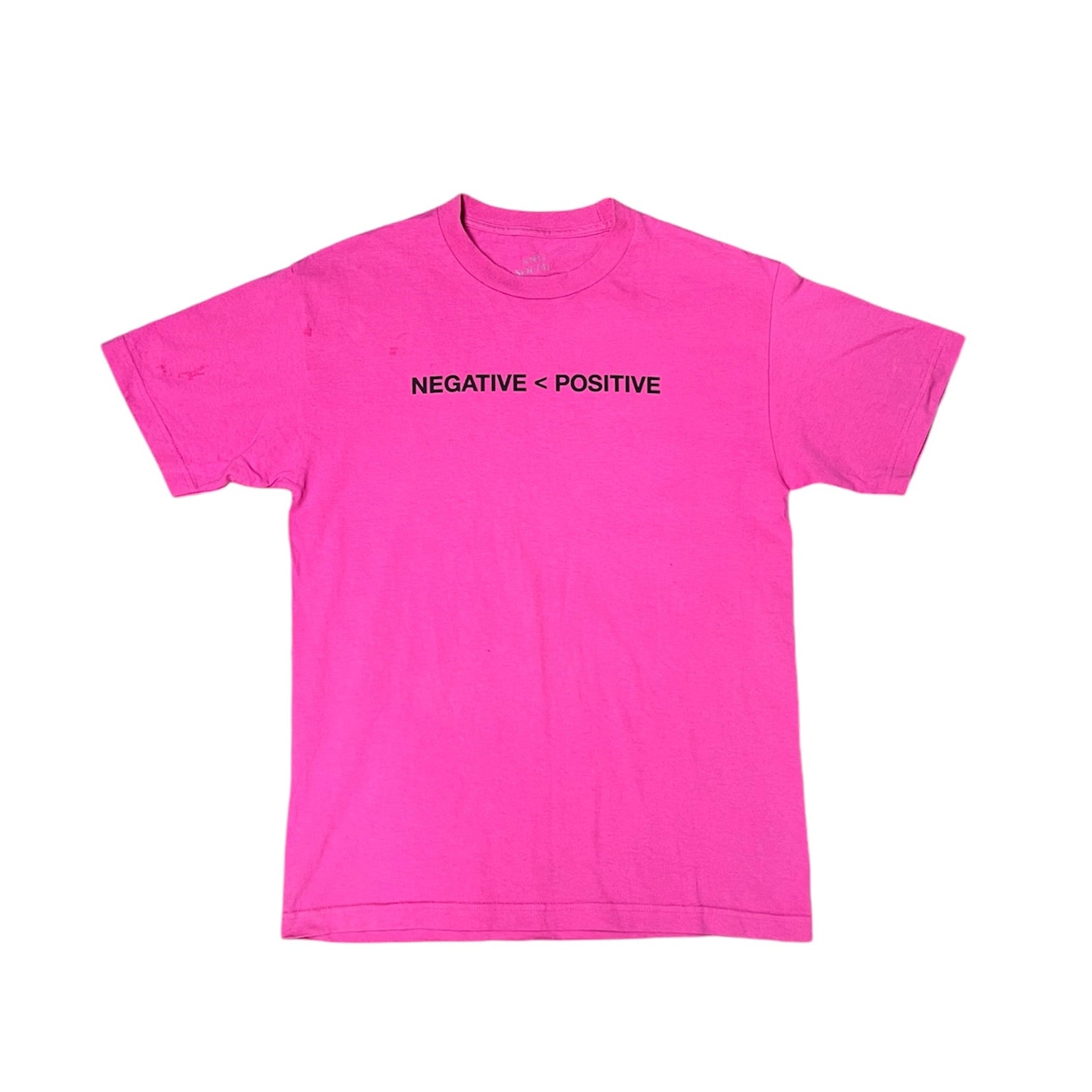 Anti Social Social Club Negative Positive Pink Tshirt
