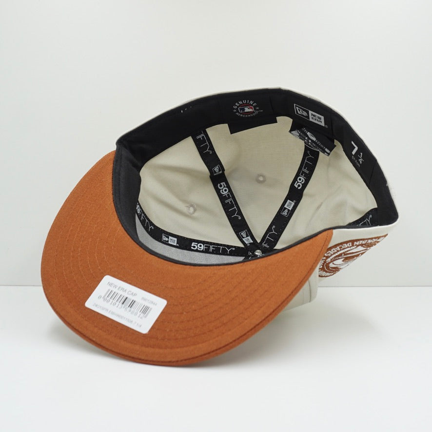 New Era Pittsburgh Pirates Beige Crown Fitted Cap