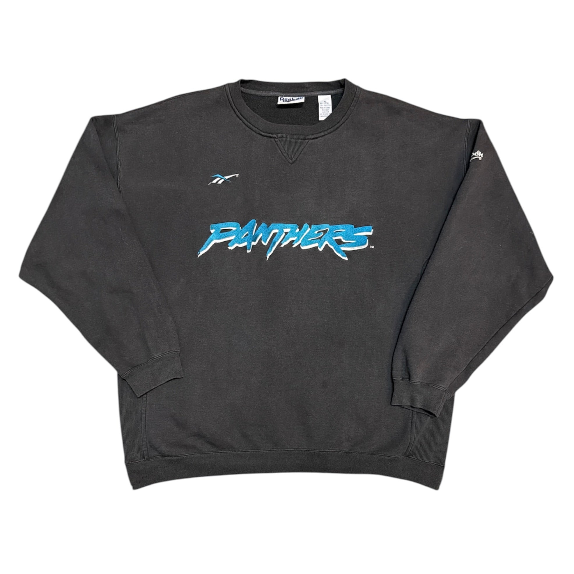 Vintage Reebok Panthers Black Sweatshirt